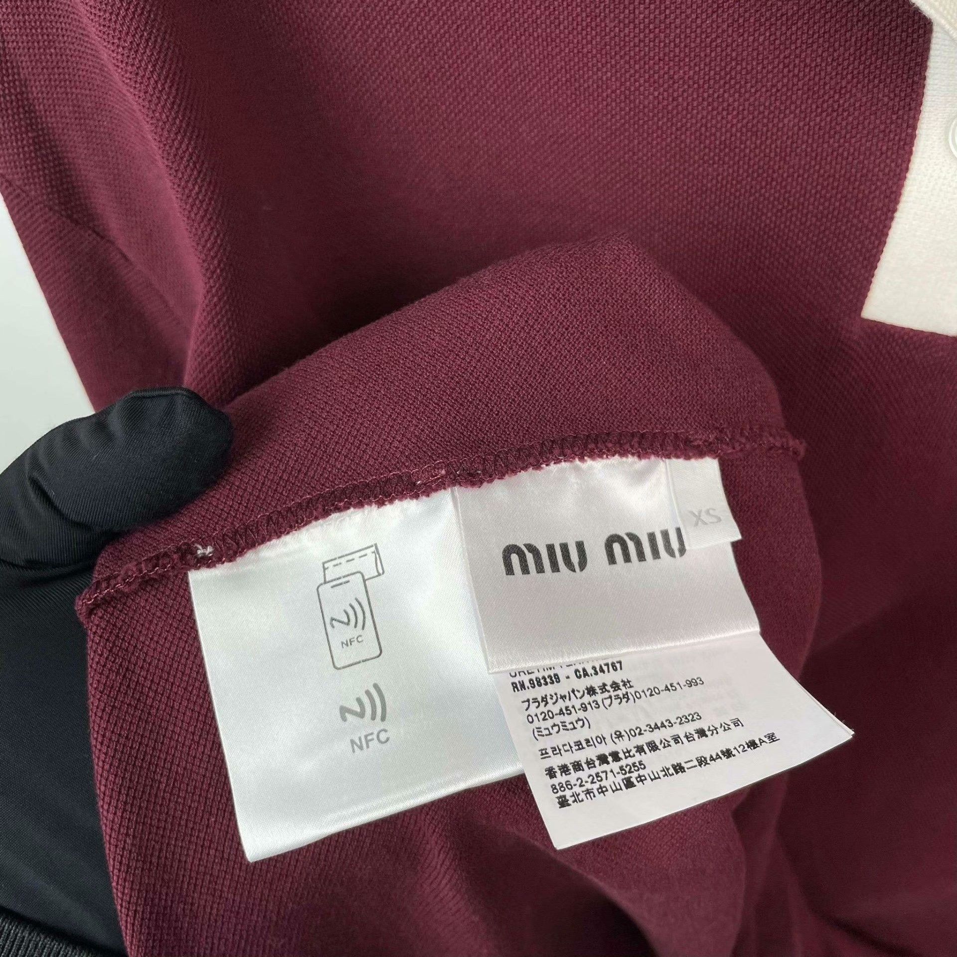 Miu Miu Miu Miu Knit Cotton Red Sweater XS Women Size XS / US 0-2 / IT 36-38 - 4 Thumbnail