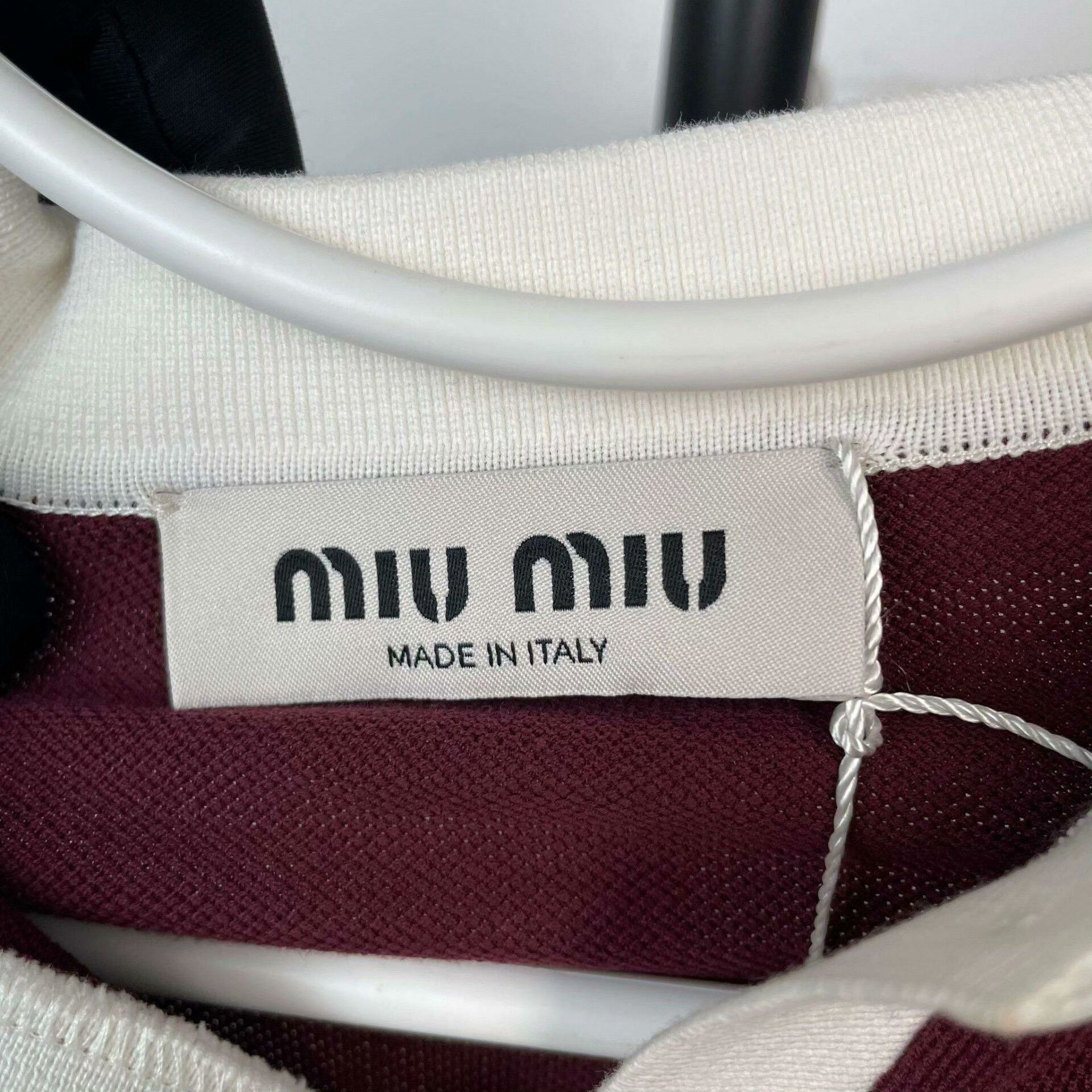 Miu Miu Miu Miu Knit Cotton Red Sweater XS Women Size XS / US 0-2 / IT 36-38 - 3 Thumbnail