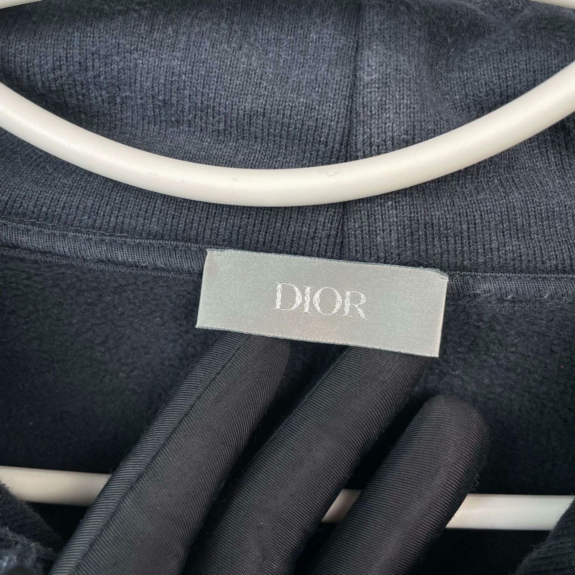Dior Dior Black Hoodie XL Men Size US XL / EU 56 / 4 - 4 Thumbnail