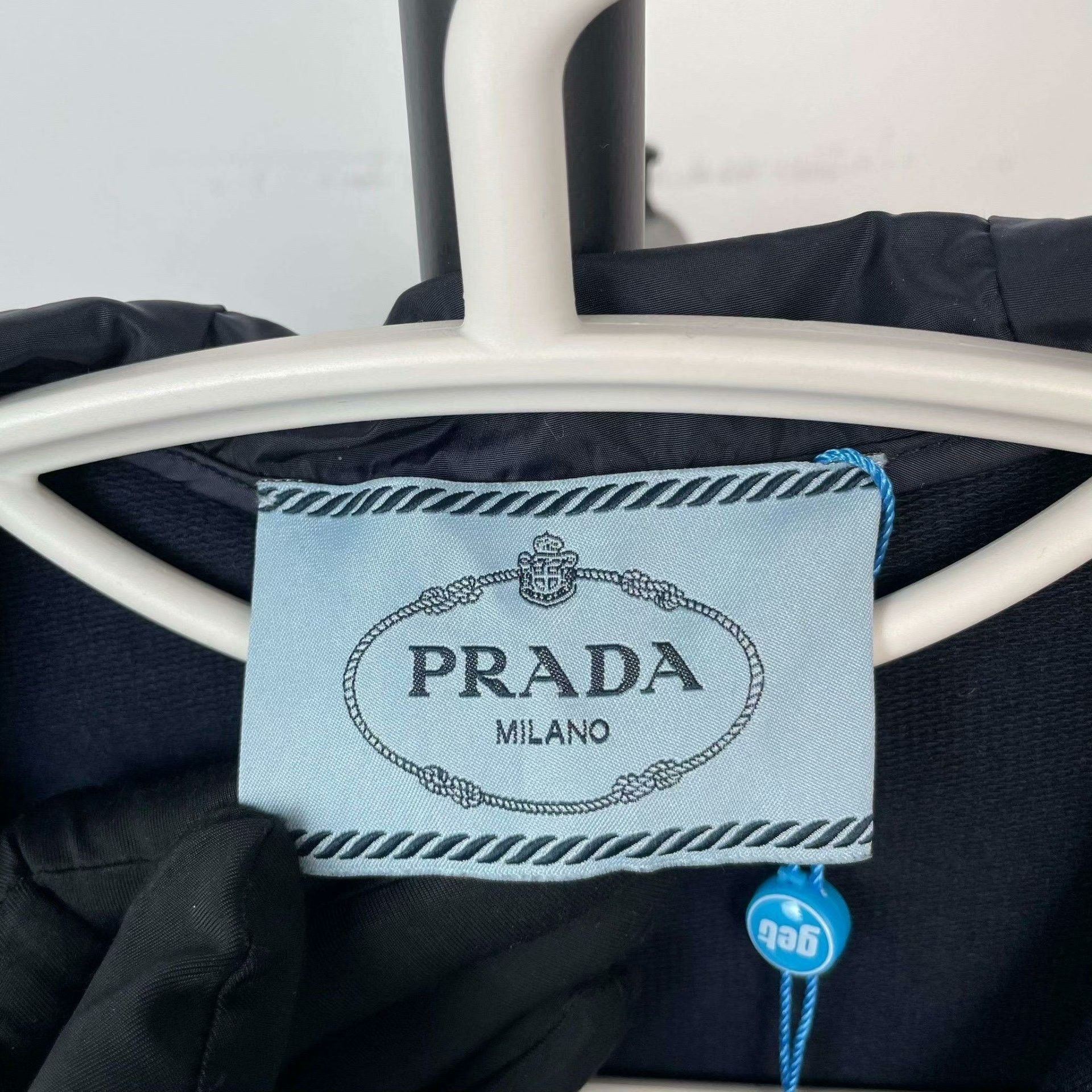 Prada Prada Blue Hoodie XS Women Size XS / US 0-2 / IT 36-38 - 3 Thumbnail