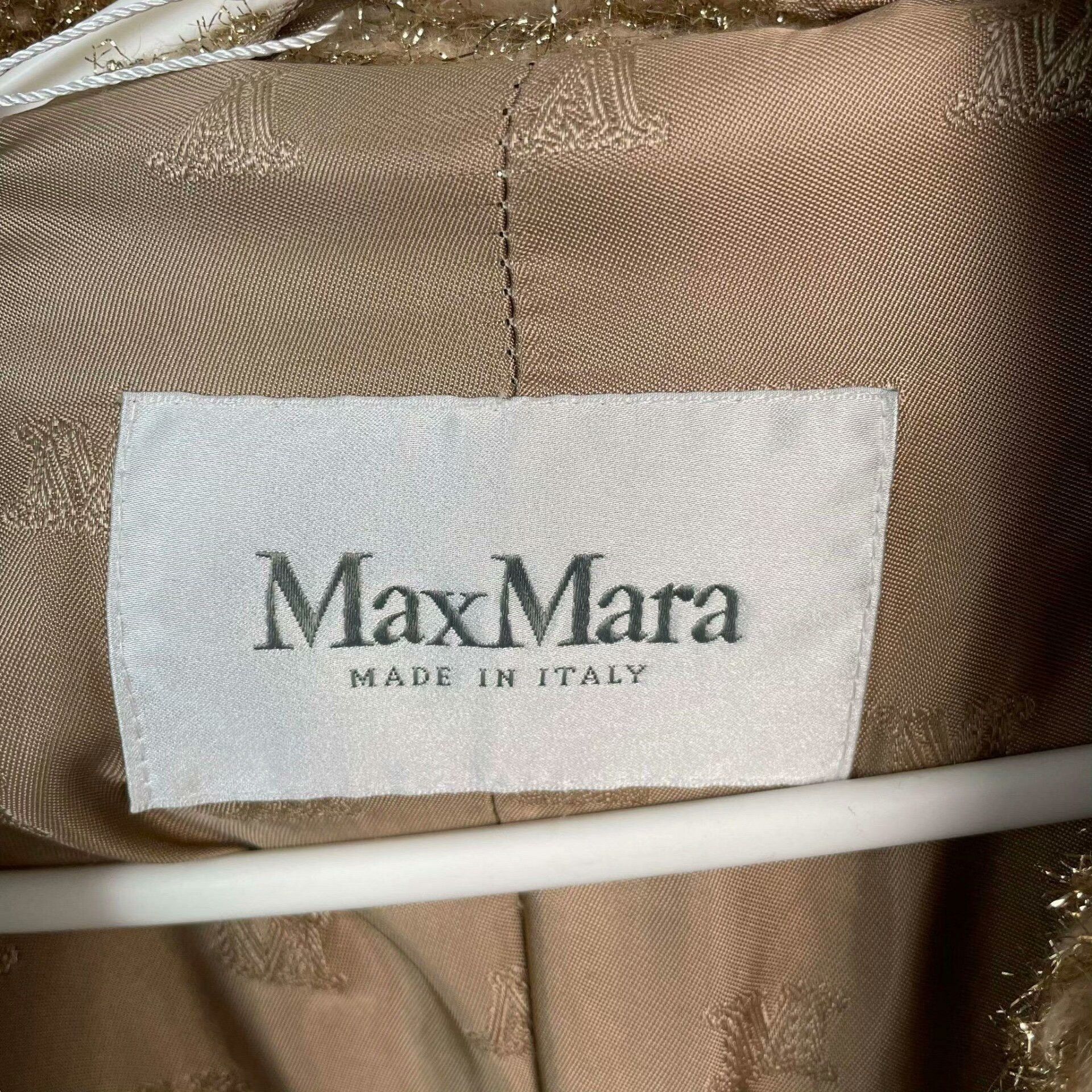 Max Mara Max Mara Brown Coat XS Women Size XS / US 0-2 / IT 36-38 - 3 Thumbnail