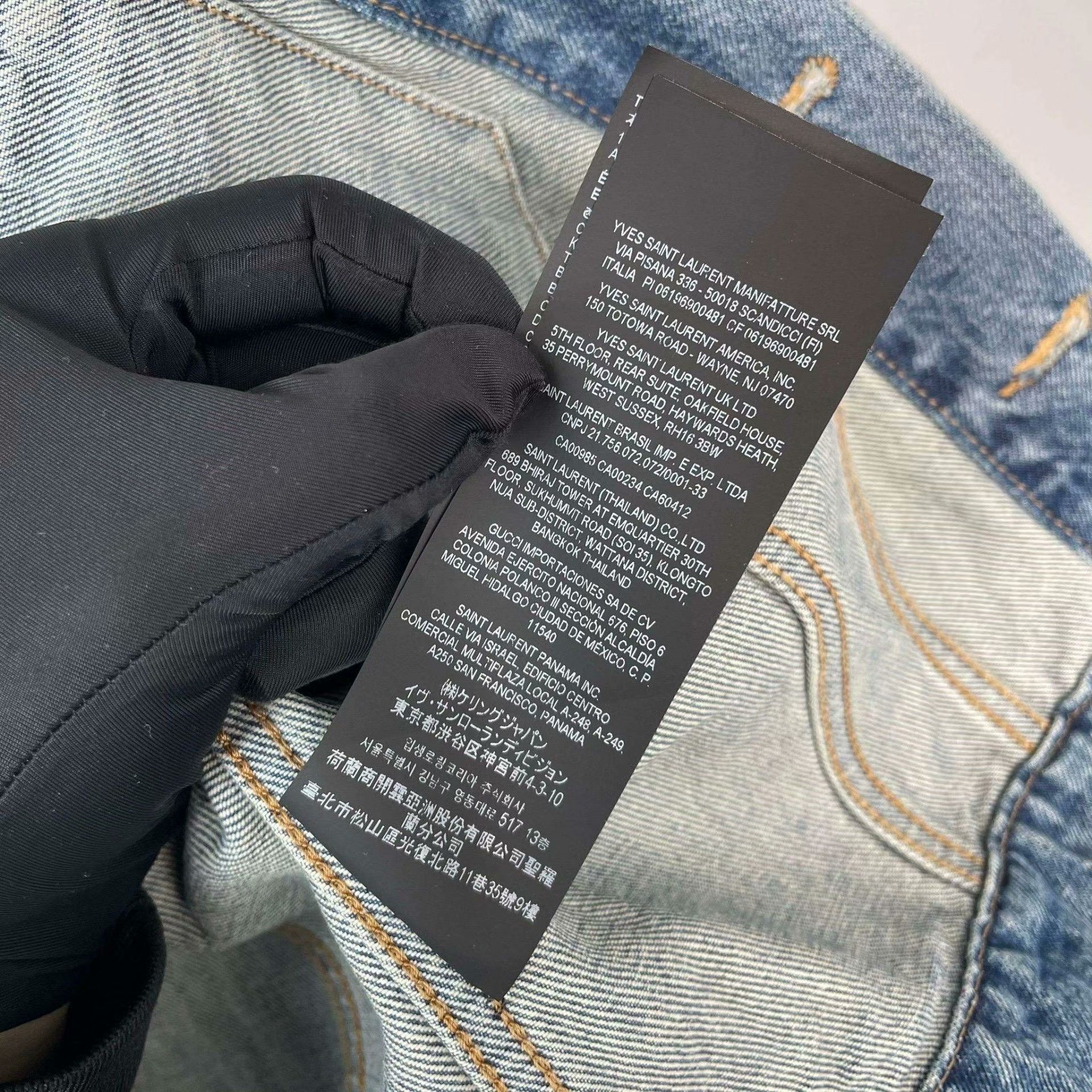 Saint Laurent Paris Saint Laurent Paris Denim Blue Jacket XS Women Size XS / US 0-2 / IT 36-38 - 6 Thumbnail