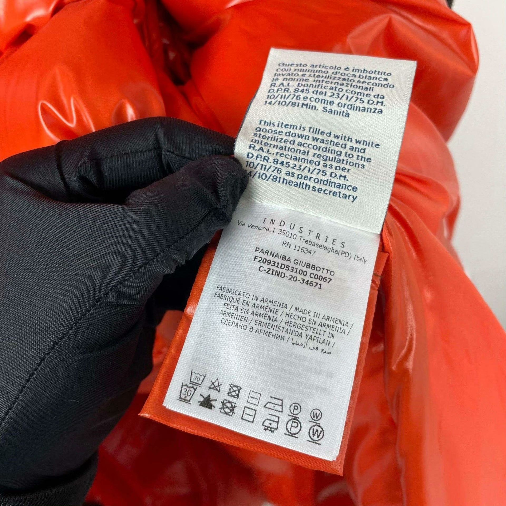 Moncler Moncler Down Long Orange Down Jacket 22 Women Size XS / US 0-2 / IT 36-38 - 6 Thumbnail