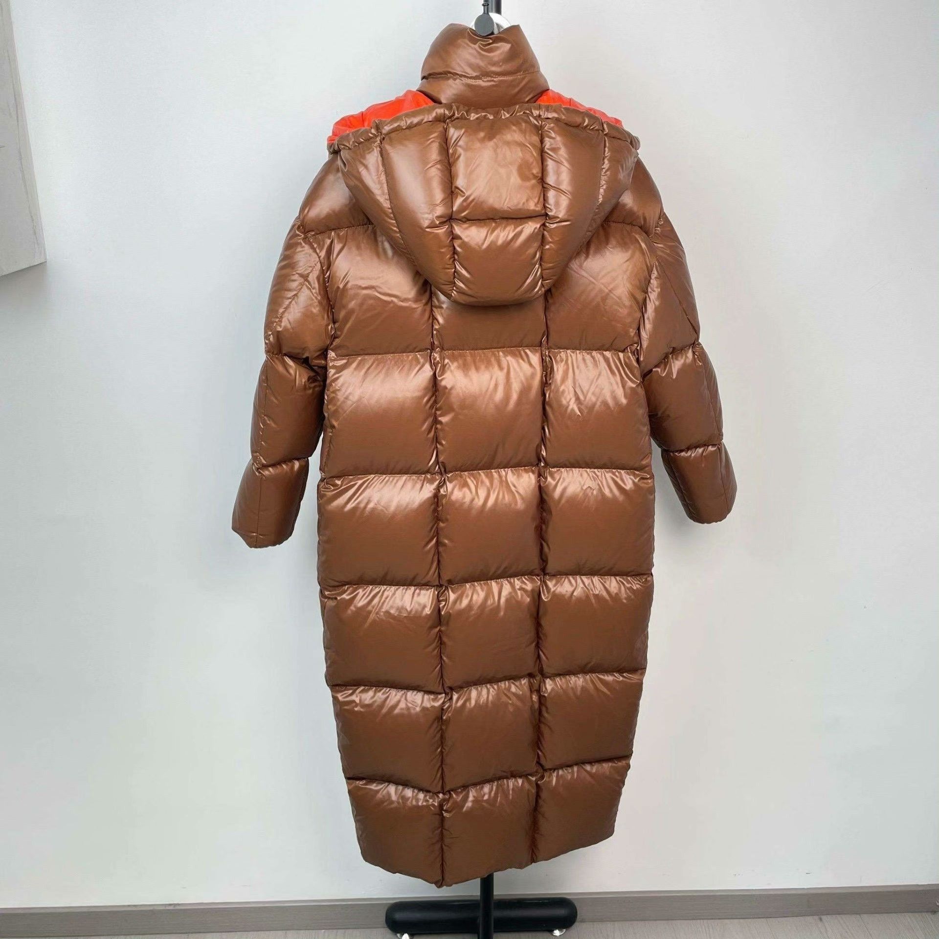 Moncler Moncler Down Long Orange Down Jacket 22 Women Size XS / US 0-2 / IT 36-38 - 2 Thumbnail