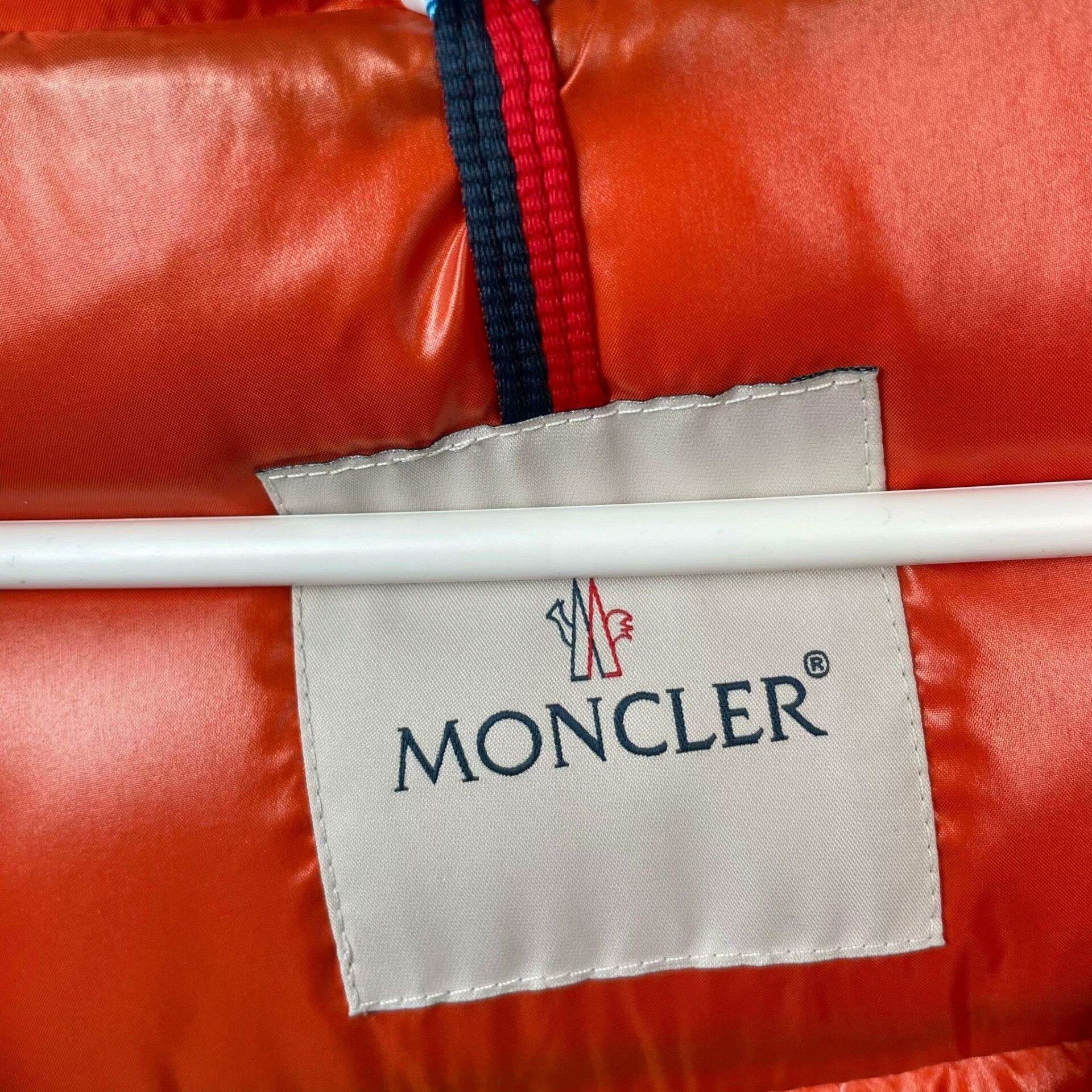 Moncler Moncler Down Long Orange Down Jacket 22 Women Size XS / US 0-2 / IT 36-38 - 4 Thumbnail