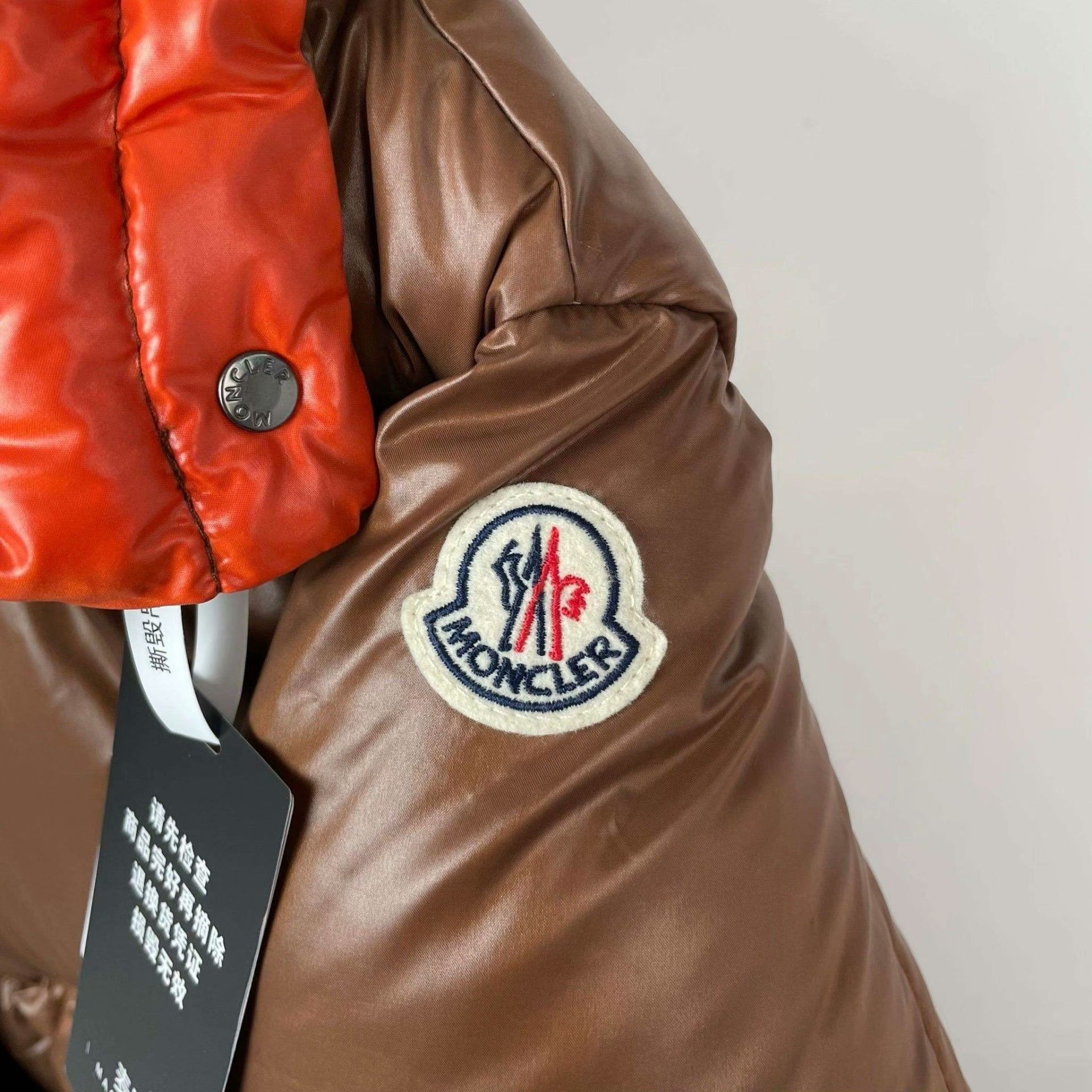 Moncler Moncler Down Long Orange Down Jacket 22 Women Size XS / US 0-2 / IT 36-38 - 3 Thumbnail