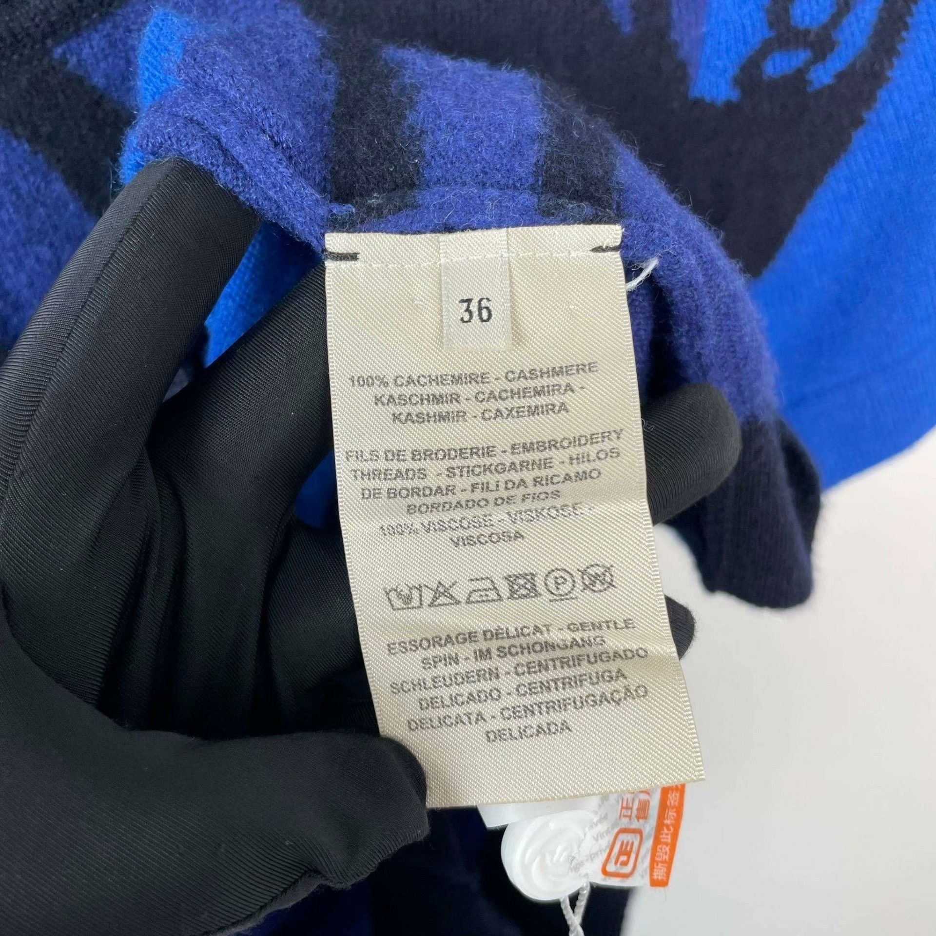 Hermes Hermes Knit Blue Sweater 36 Women Size S / US 4 / IT 40 - 4 Thumbnail