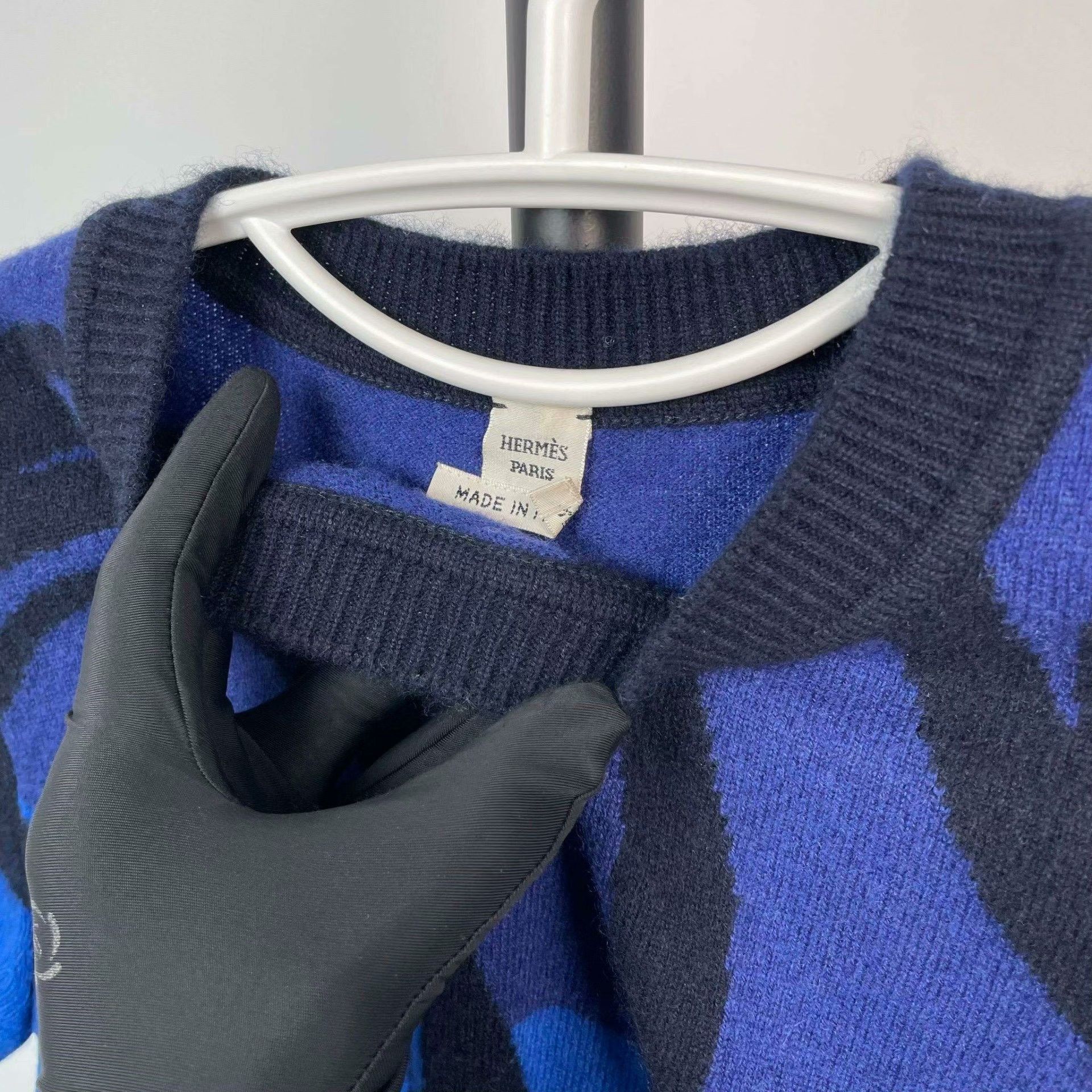 Hermes Hermes Knit Blue Sweater 36 Women Size S / US 4 / IT 40 - 7 Thumbnail