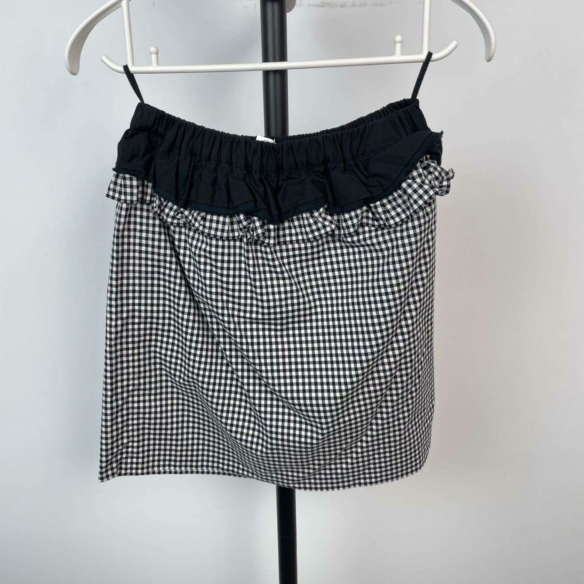 Miu Miu Miu Miu Cotton Black Skirt S Women Size 26" / US 2 / IT 38 - 2 Thumbnail