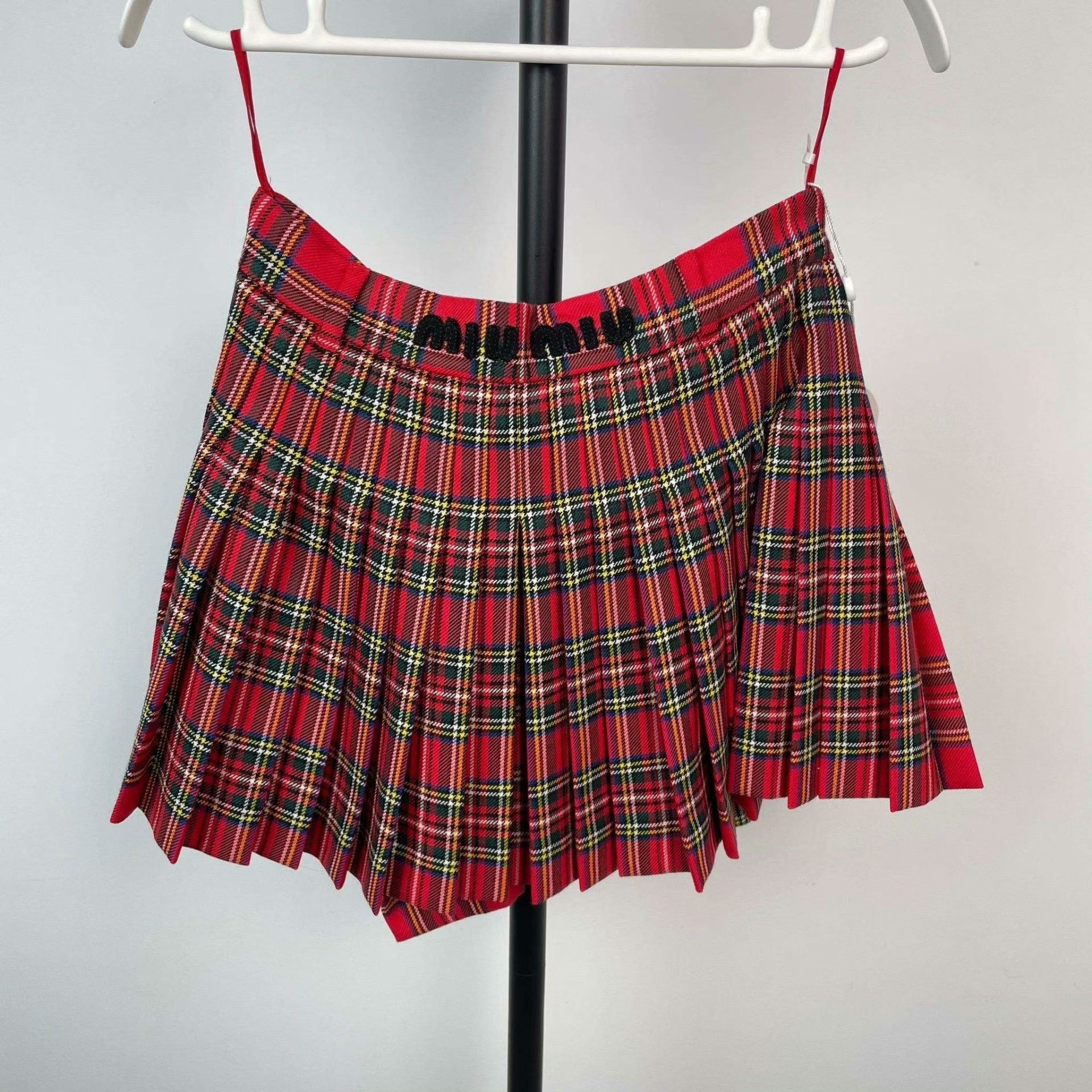 Miu Miu Miu Miu Wool Multi Skirt 38 Women Size 38" / US 16 / IT 52 - 2 Thumbnail