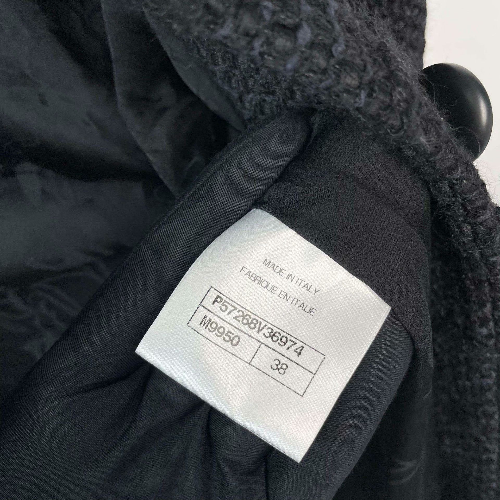Chanel Chanel Black Heavy Coat 38 Men Size US S / EU 44-46 / 1 - 6 Thumbnail