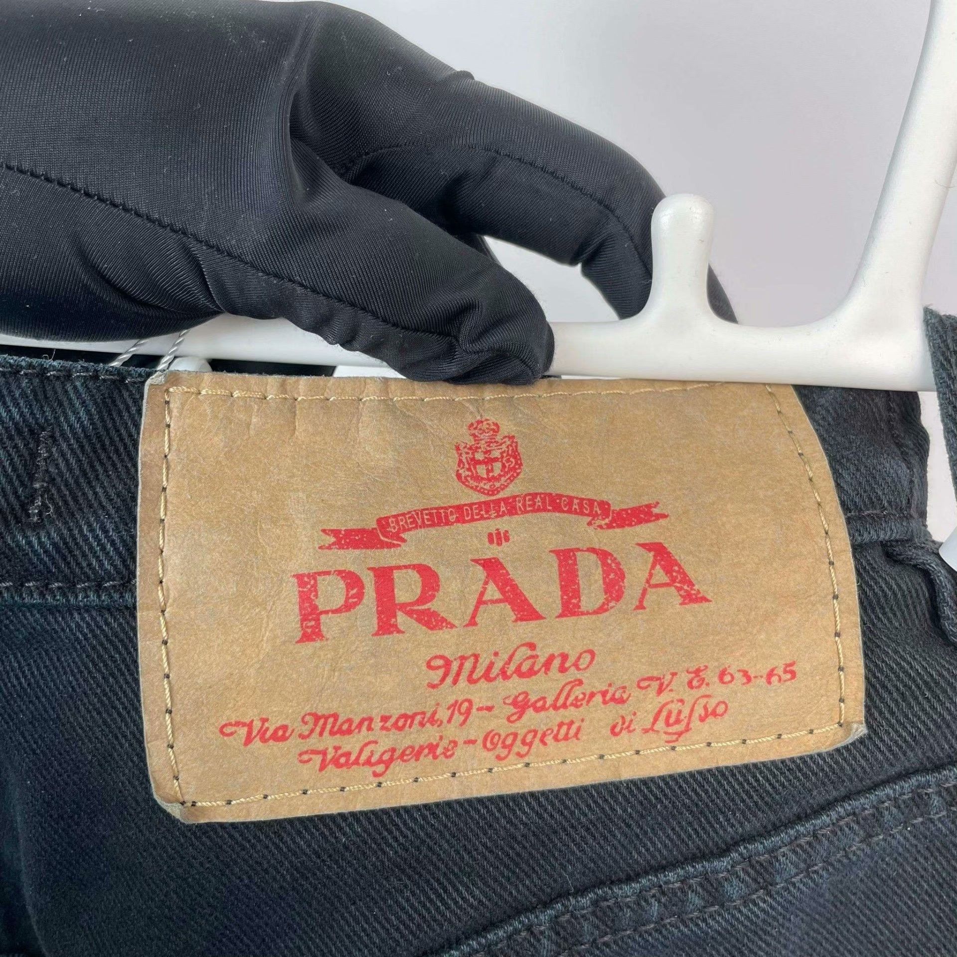 Prada Prada Denim Black Jeans XS Women Size 24" / US 00 / IT 34 - 5 Thumbnail