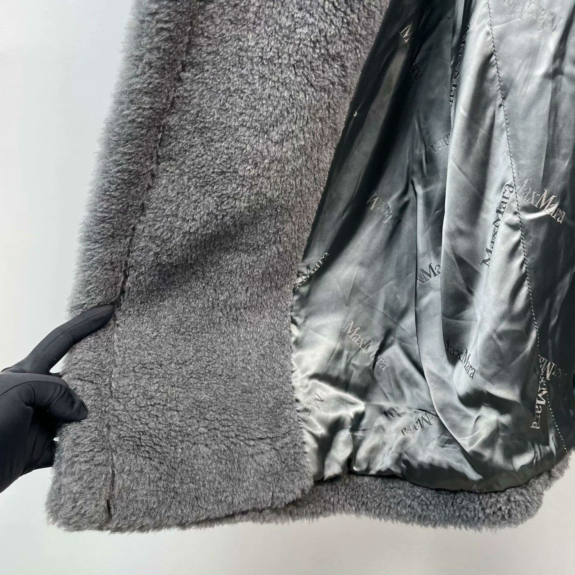 Max Mara Max Mara Long Gray Coat S Women Size S / US 4 / IT 40 - 9 Thumbnail