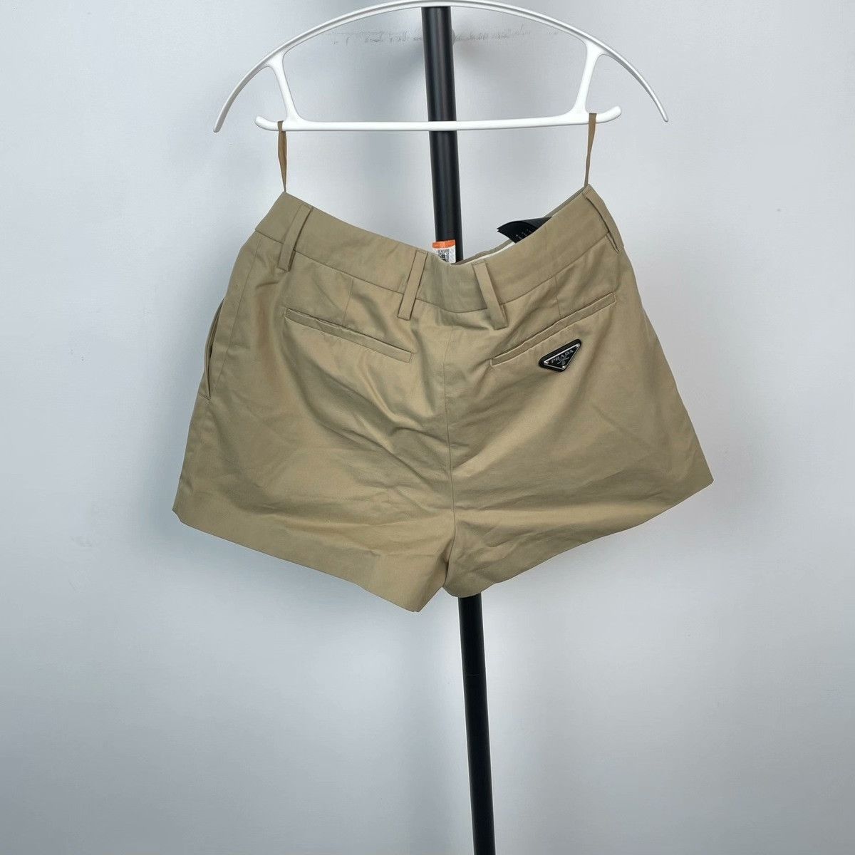 Prada Prada Cotton Cropped Beige Shorts S Men Size US 30 / EU 46 - 2 Thumbnail