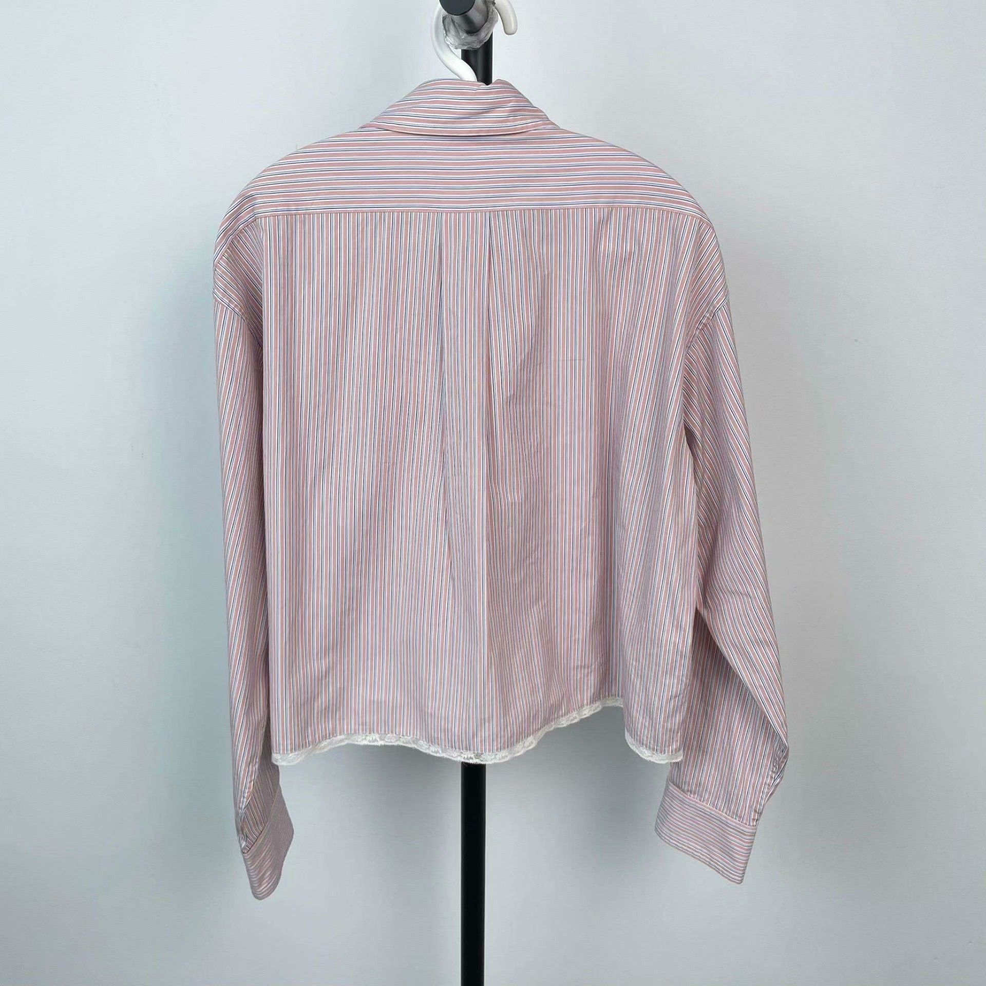 Miu Miu Miu Miu Striped Purple Button Up S Women Size S / US 4 / IT 40 - 2 Thumbnail