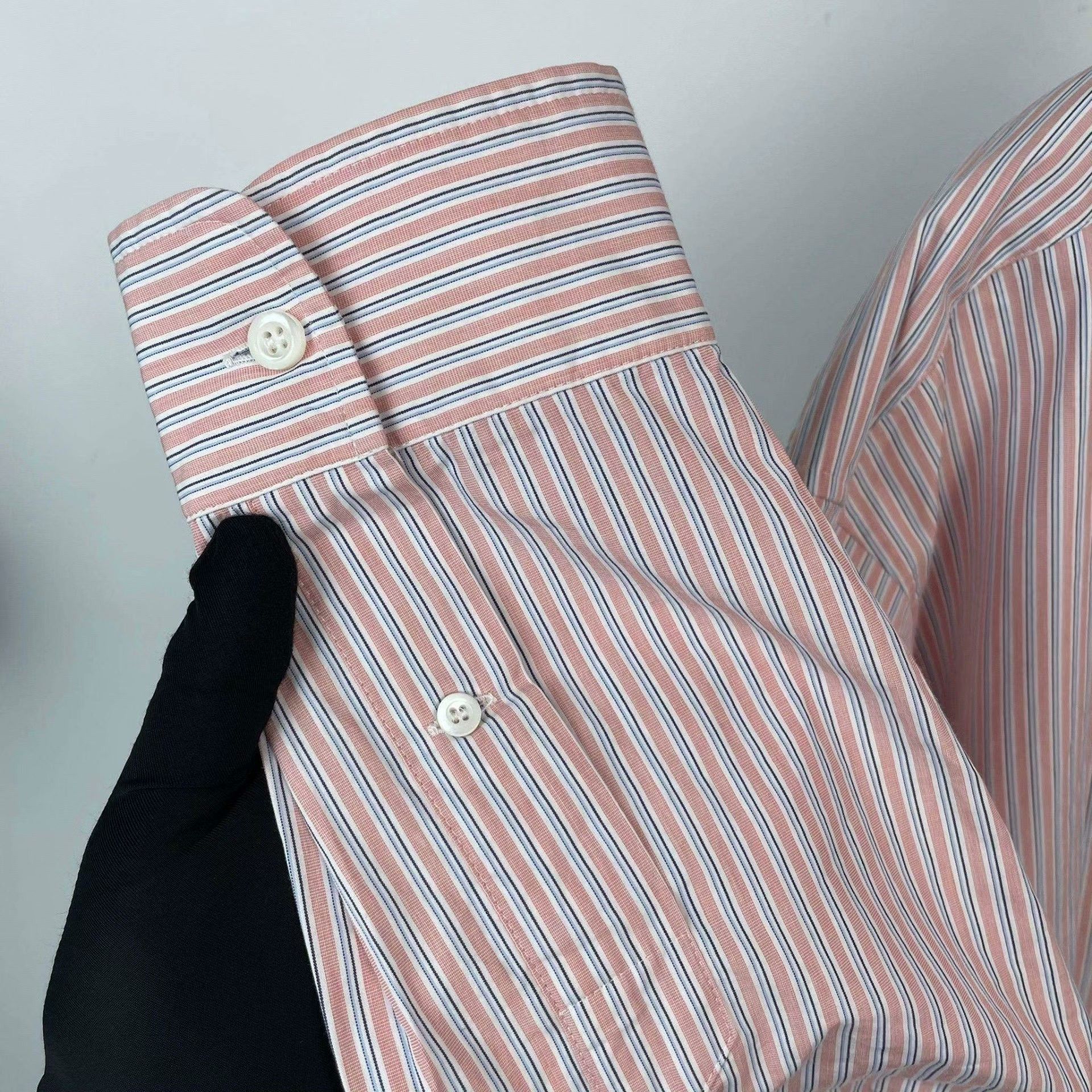 Miu Miu Miu Miu Striped Purple Button Up S Women Size S / US 4 / IT 40 - 9 Thumbnail