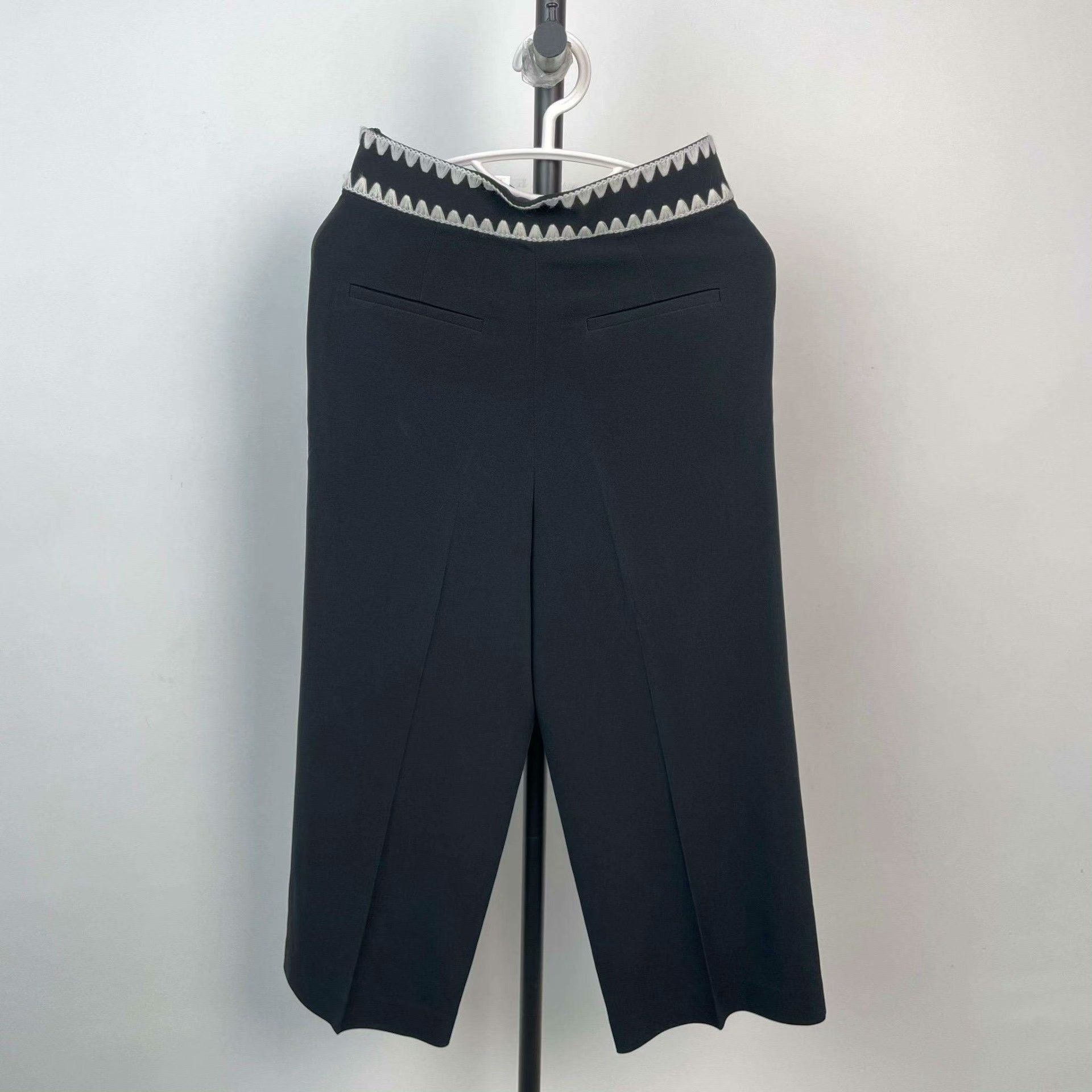 Valentino Valentino Black Pants 38 Women Size 38" / US 16 / IT 52 - 2 Thumbnail