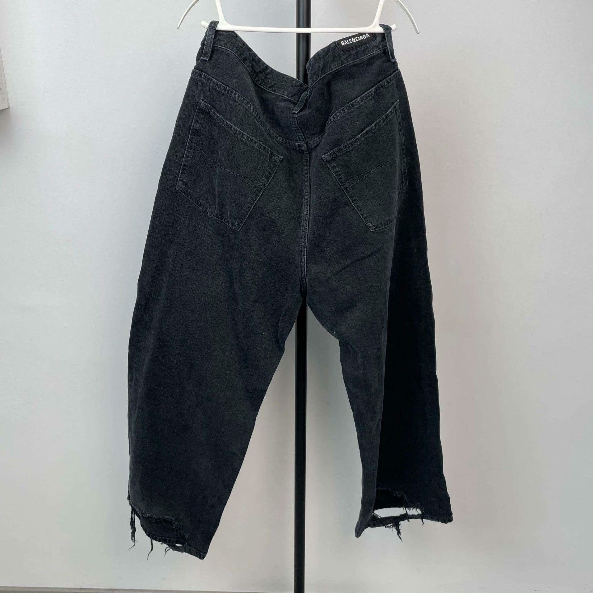 Balenciaga Balenciaga Denim Black Denim Jeans XXS Men Size US 26 / EU 42 - 2 Thumbnail