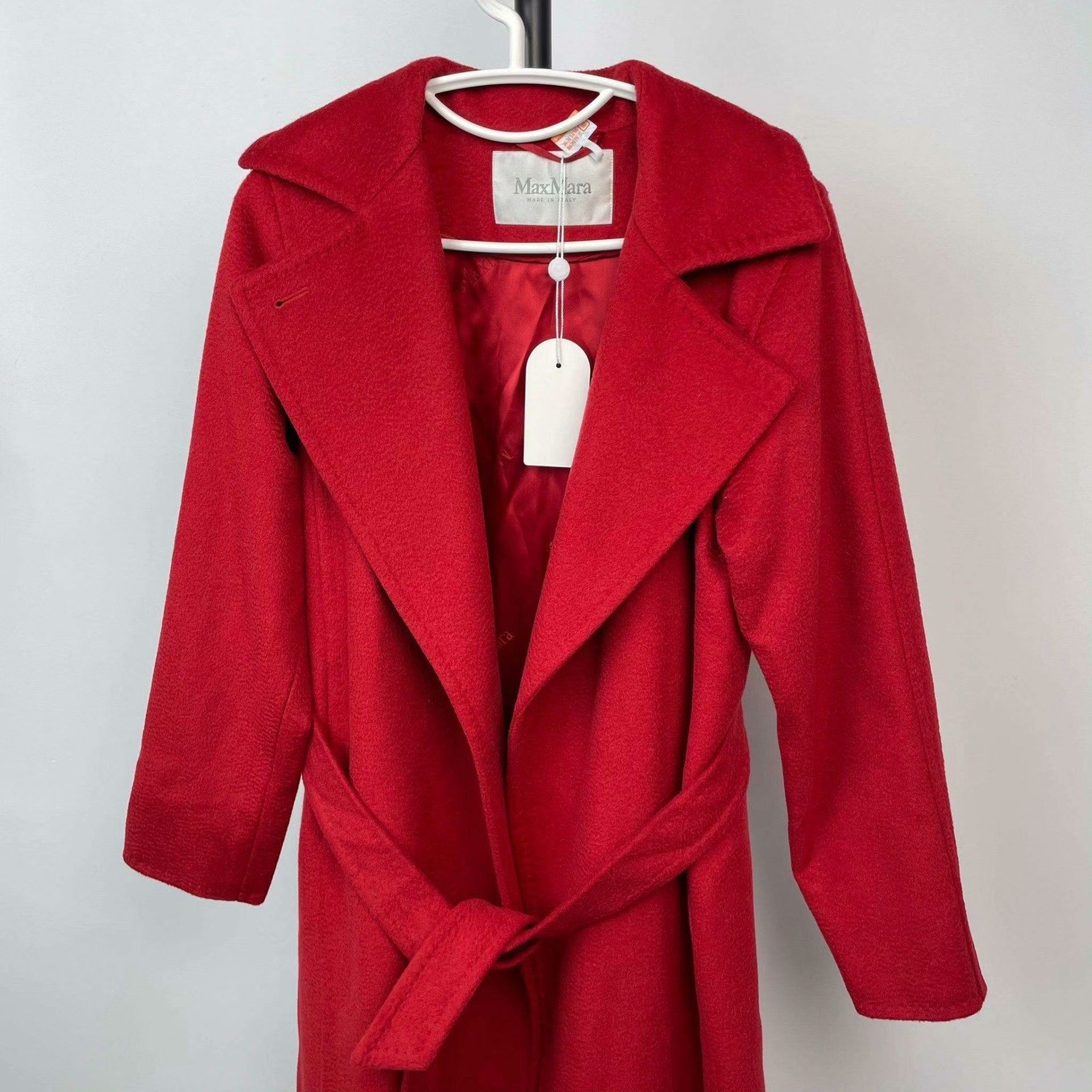 Max Mara Max Mara Red Coat 2XS Women Size XS / US 0-2 / IT 36-38 - 7 Thumbnail