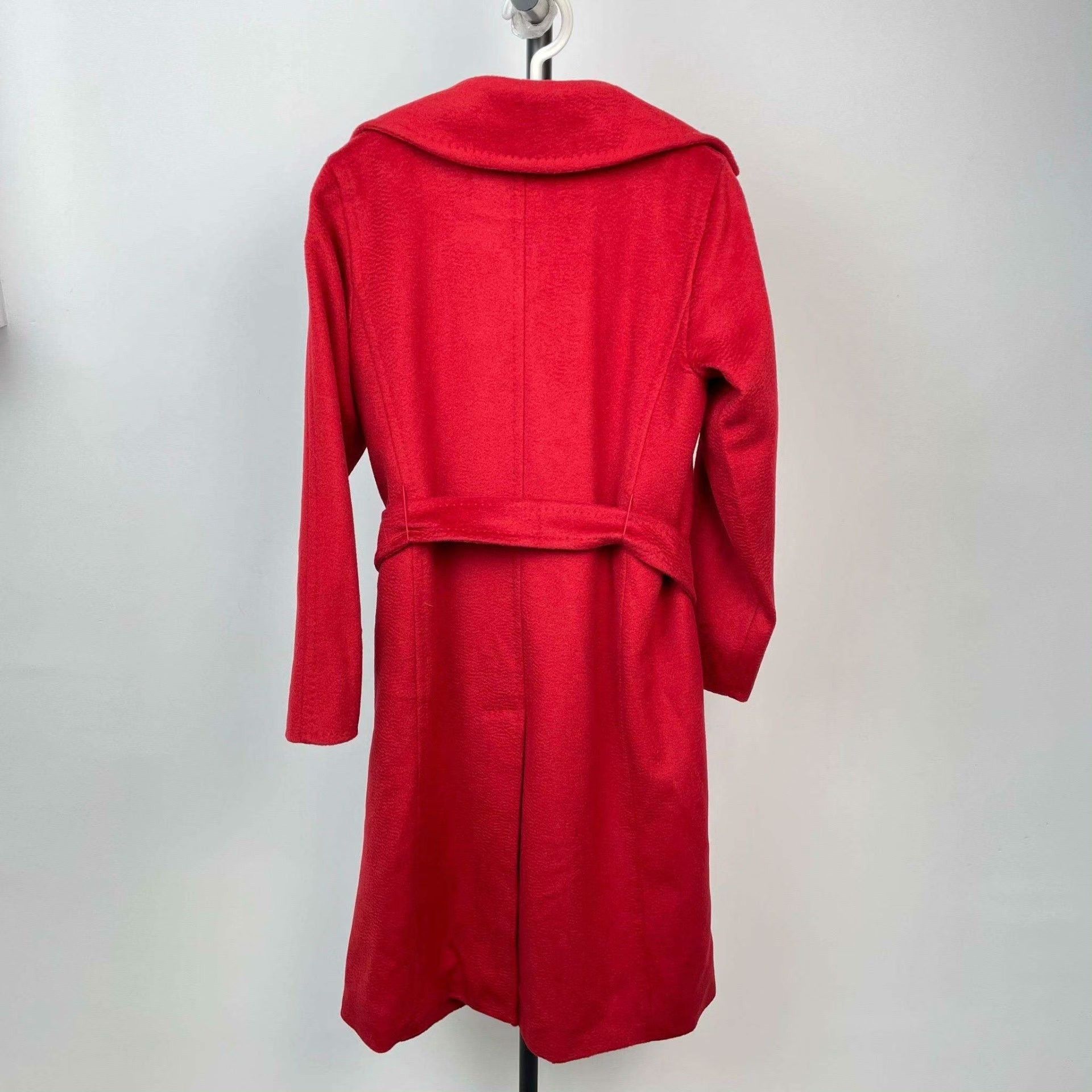Max Mara Max Mara Red Coat 2XS Women Size XS / US 0-2 / IT 36-38 - 2 Thumbnail