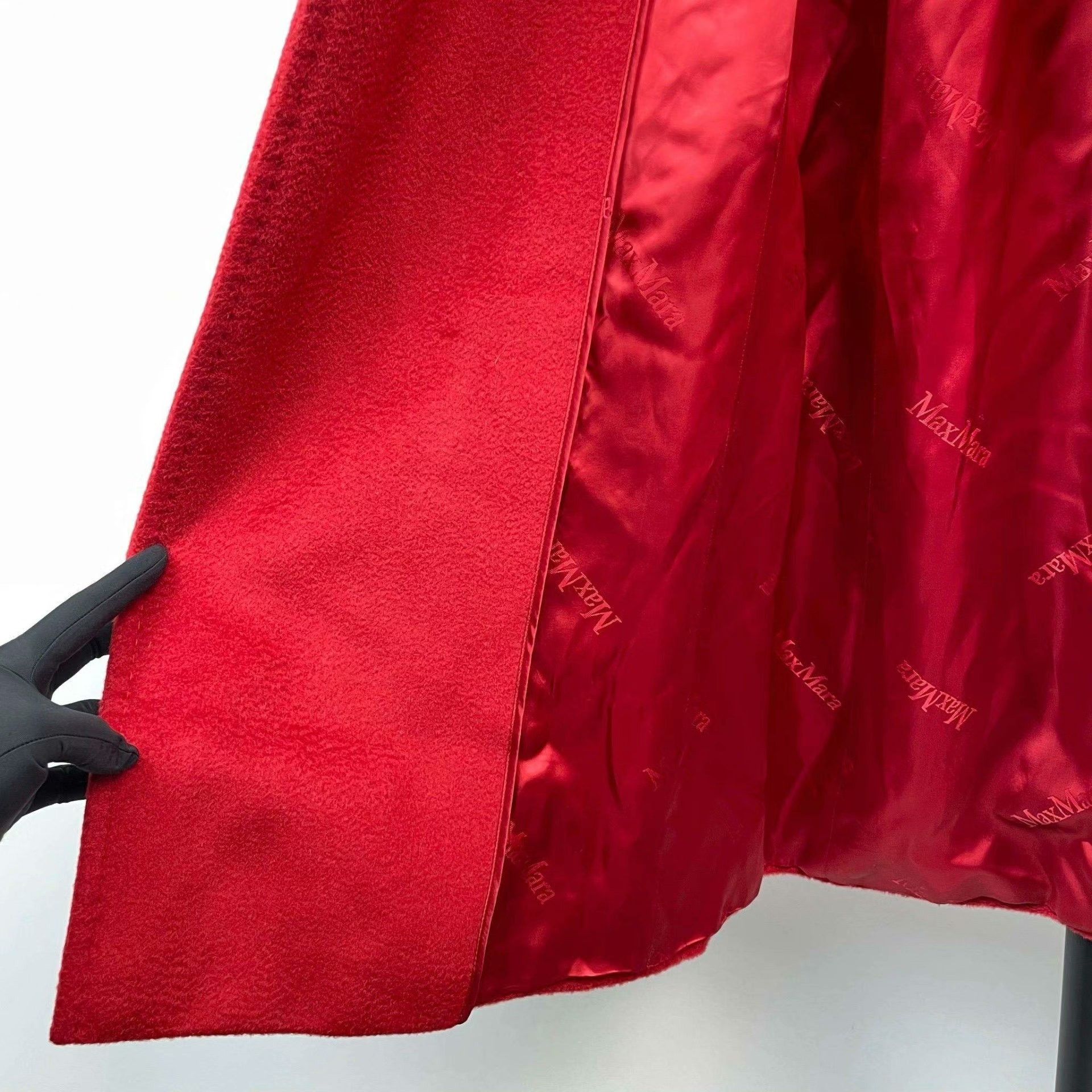 Max Mara Max Mara Red Coat 2XS Women Size XS / US 0-2 / IT 36-38 - 9 Thumbnail