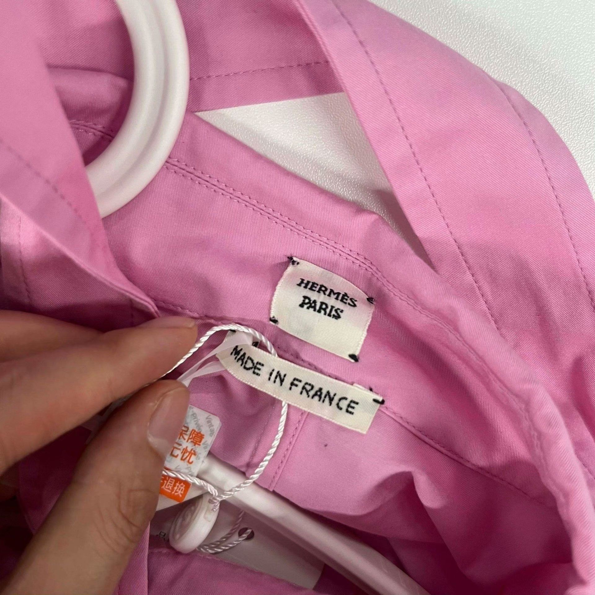 Hermes Hermes Cotton Pink Dress 36 Women Size S / US 4 / IT 40 - 4 Thumbnail