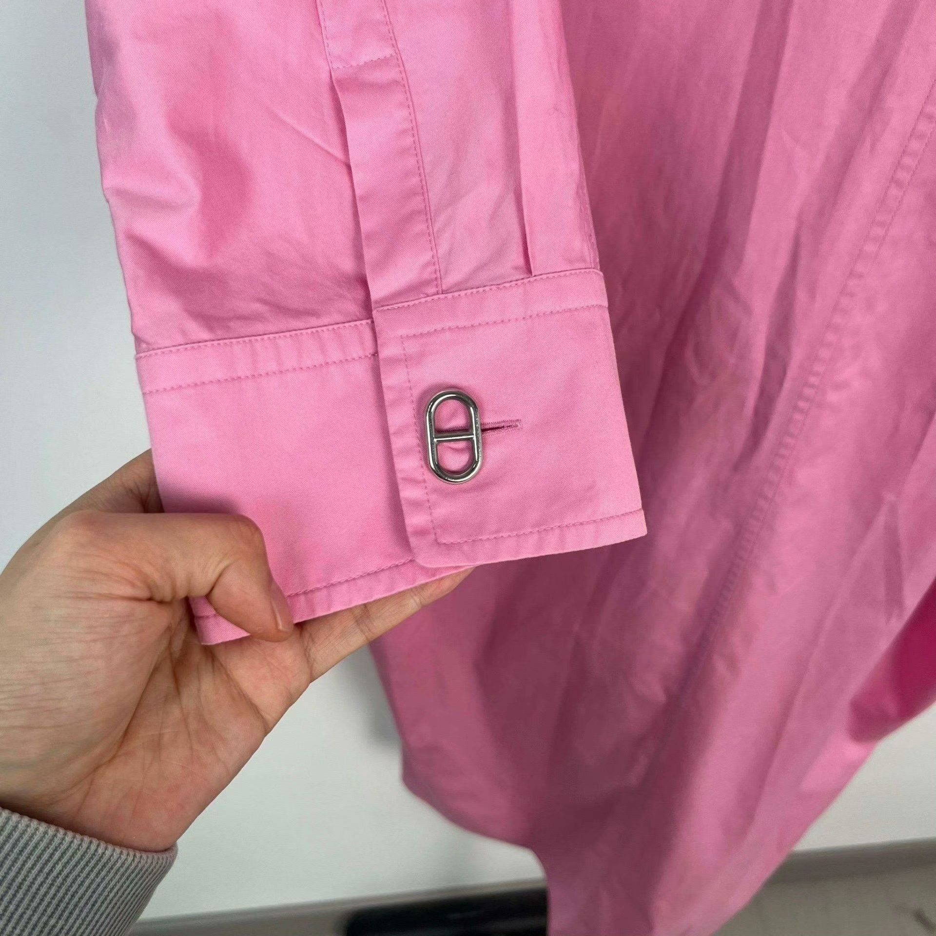 Hermes Hermes Cotton Pink Dress 36 Women Size S / US 4 / IT 40 - 3 Thumbnail