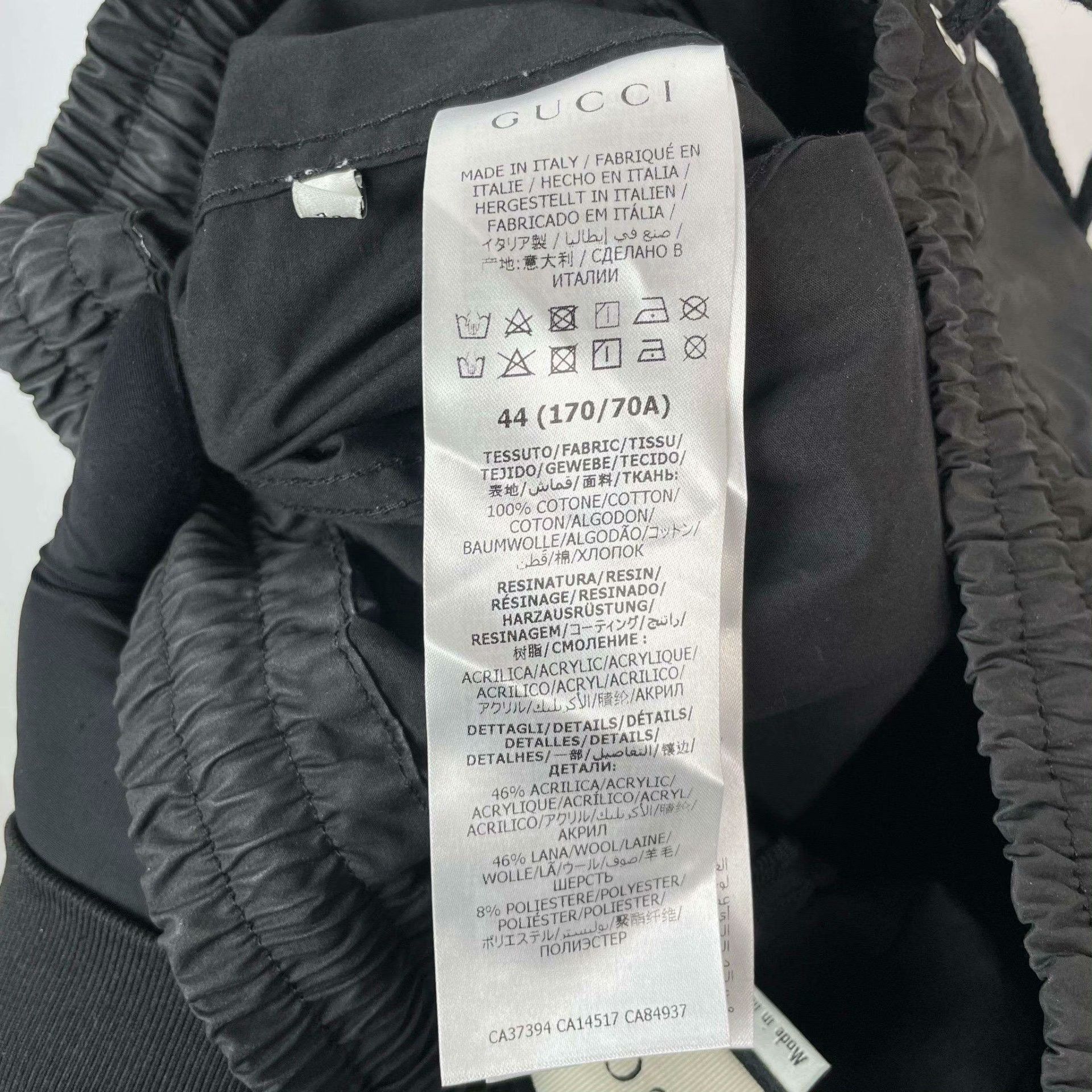 Gucci Gucci Polyester Black Casual Pants XS Men Size US 28 / EU 44 - 7 Thumbnail