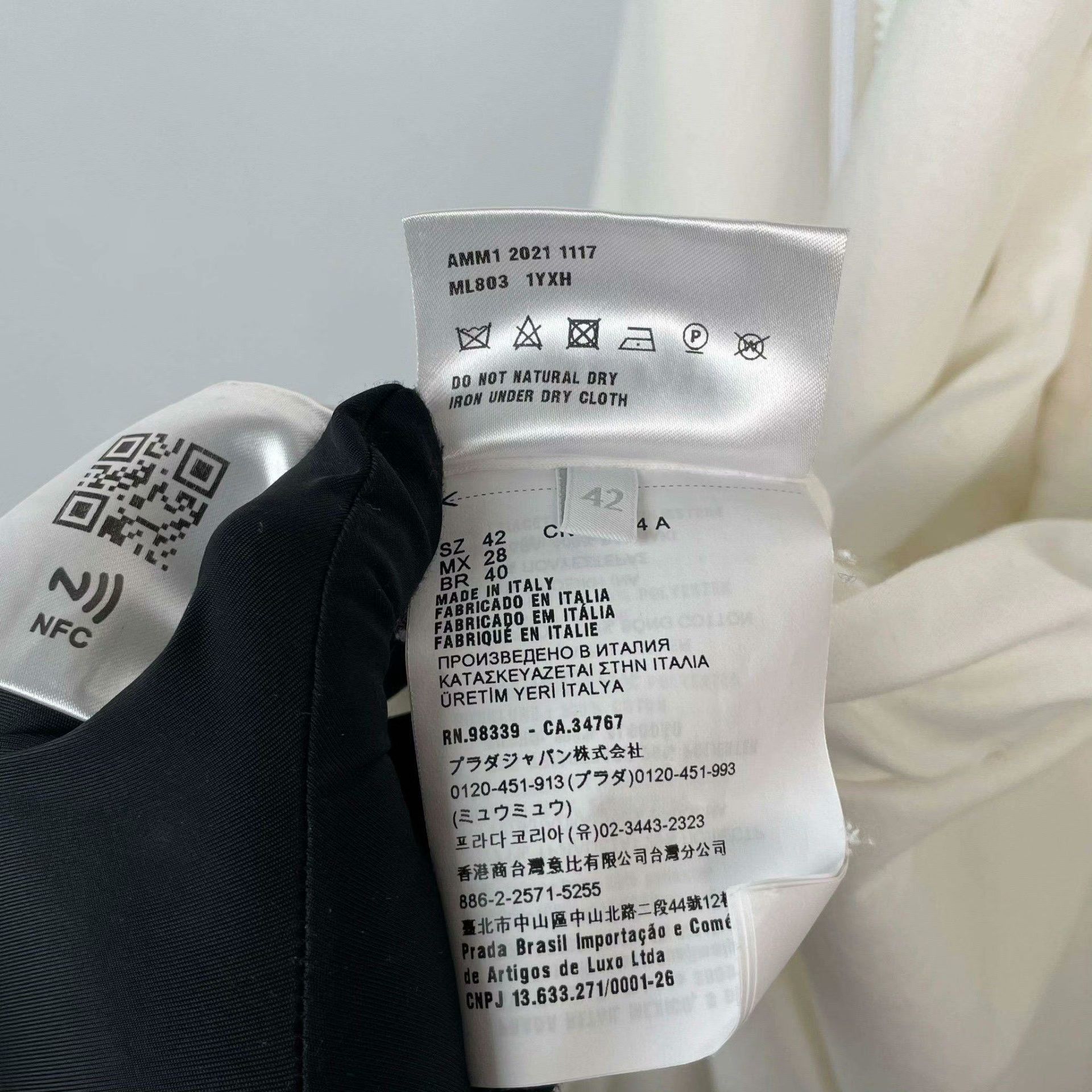 Miu Miu Miu Miu White Jacket 42 Women Size M / US 6-8 / IT 42-44 - 5 Thumbnail