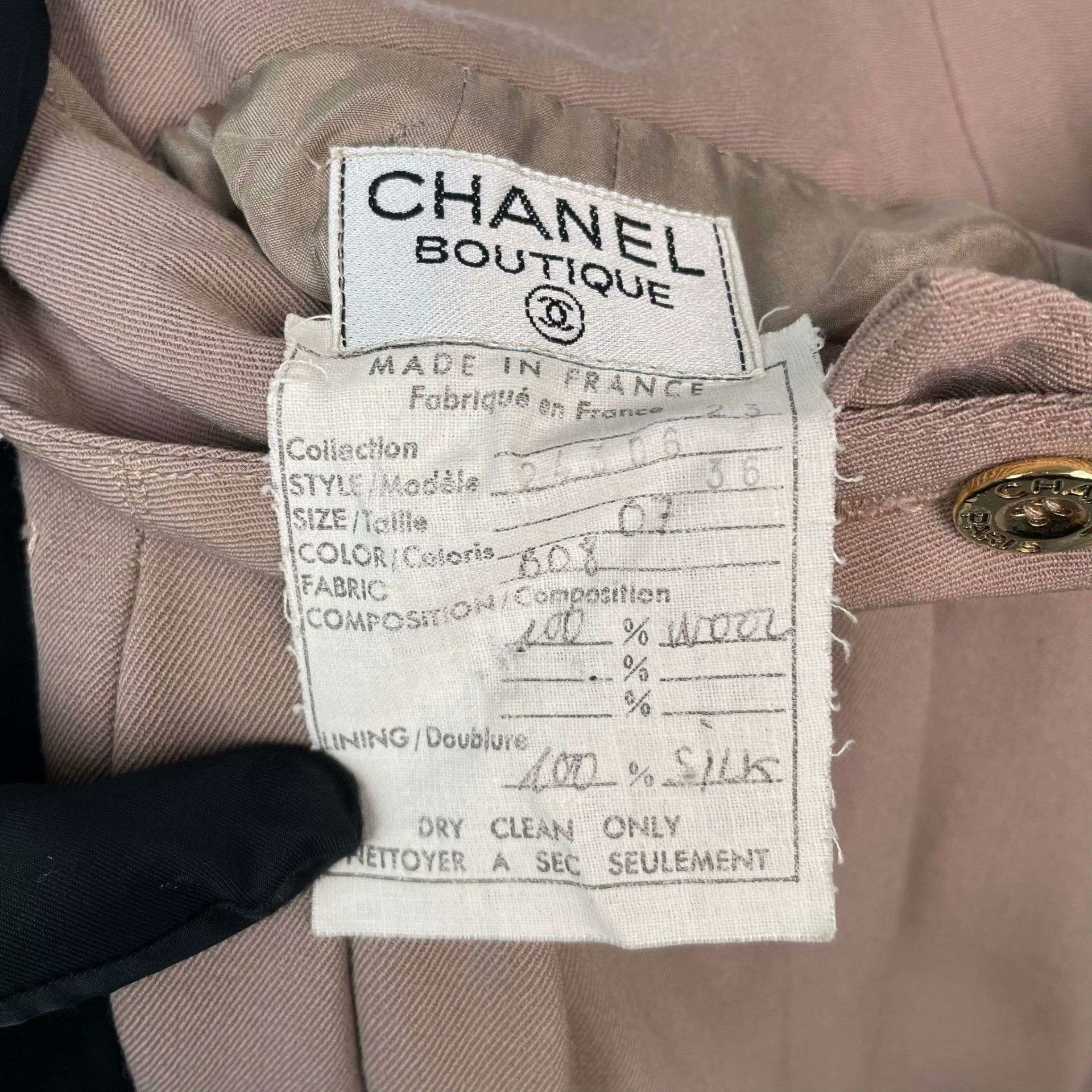 Chanel Chanel Formal Pants 36 Women Size 36" / US 14 / IT 50 - 4 Thumbnail