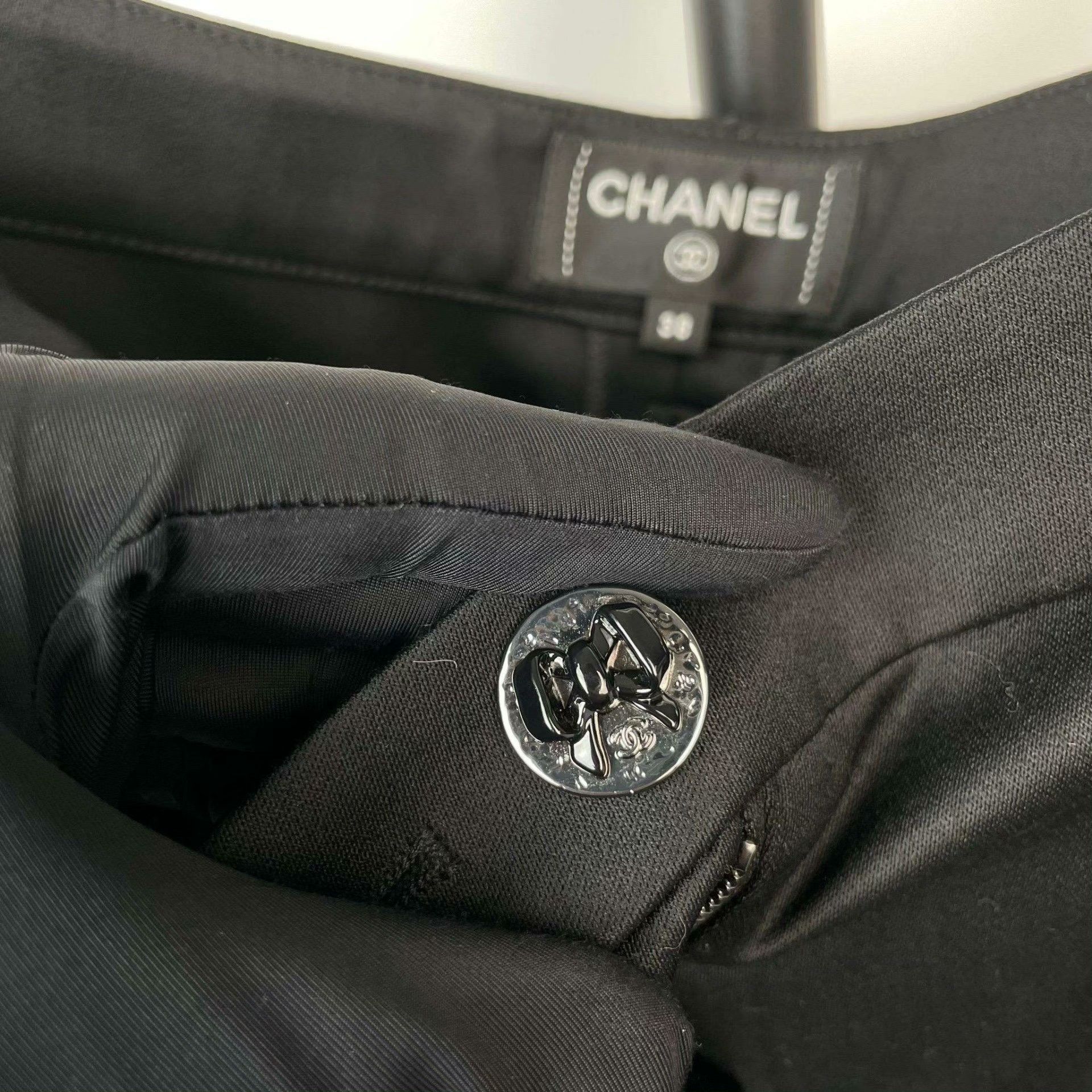 Chanel Chanel Casual Black Pants 38 Women Size 38" / US 16 / IT 52 - 5 Thumbnail