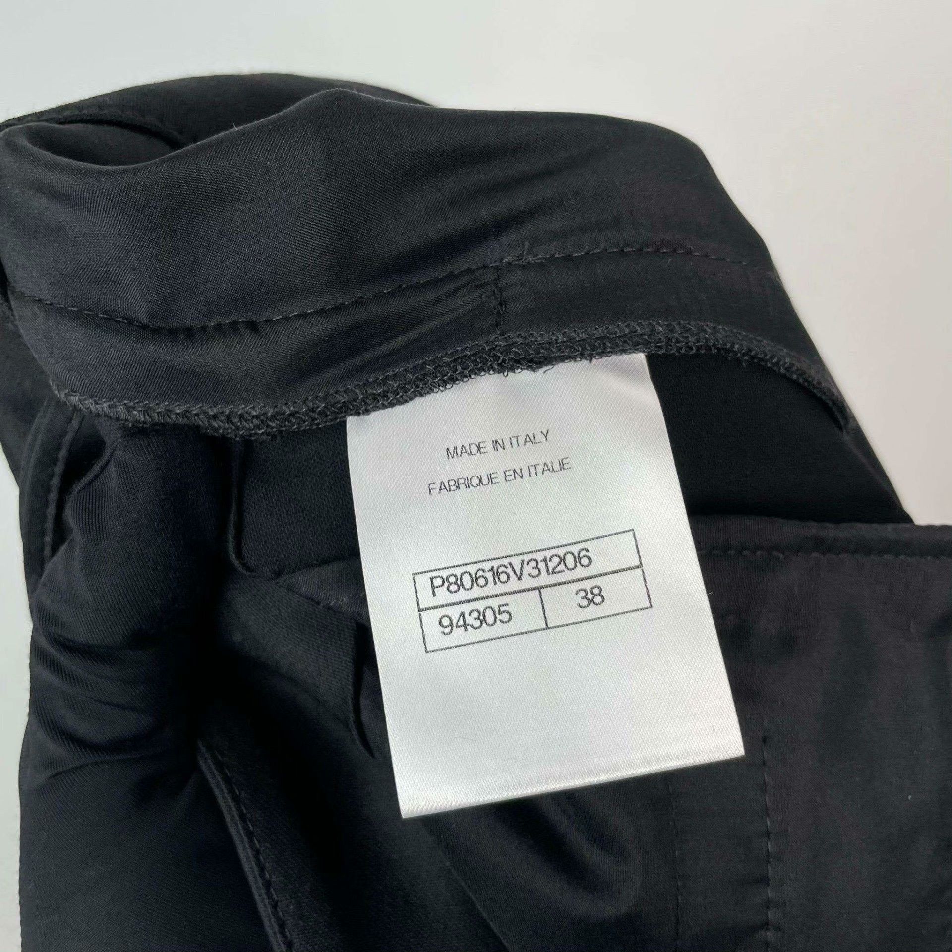 Chanel Chanel Casual Black Pants 38 Women Size 38" / US 16 / IT 52 - 4 Thumbnail