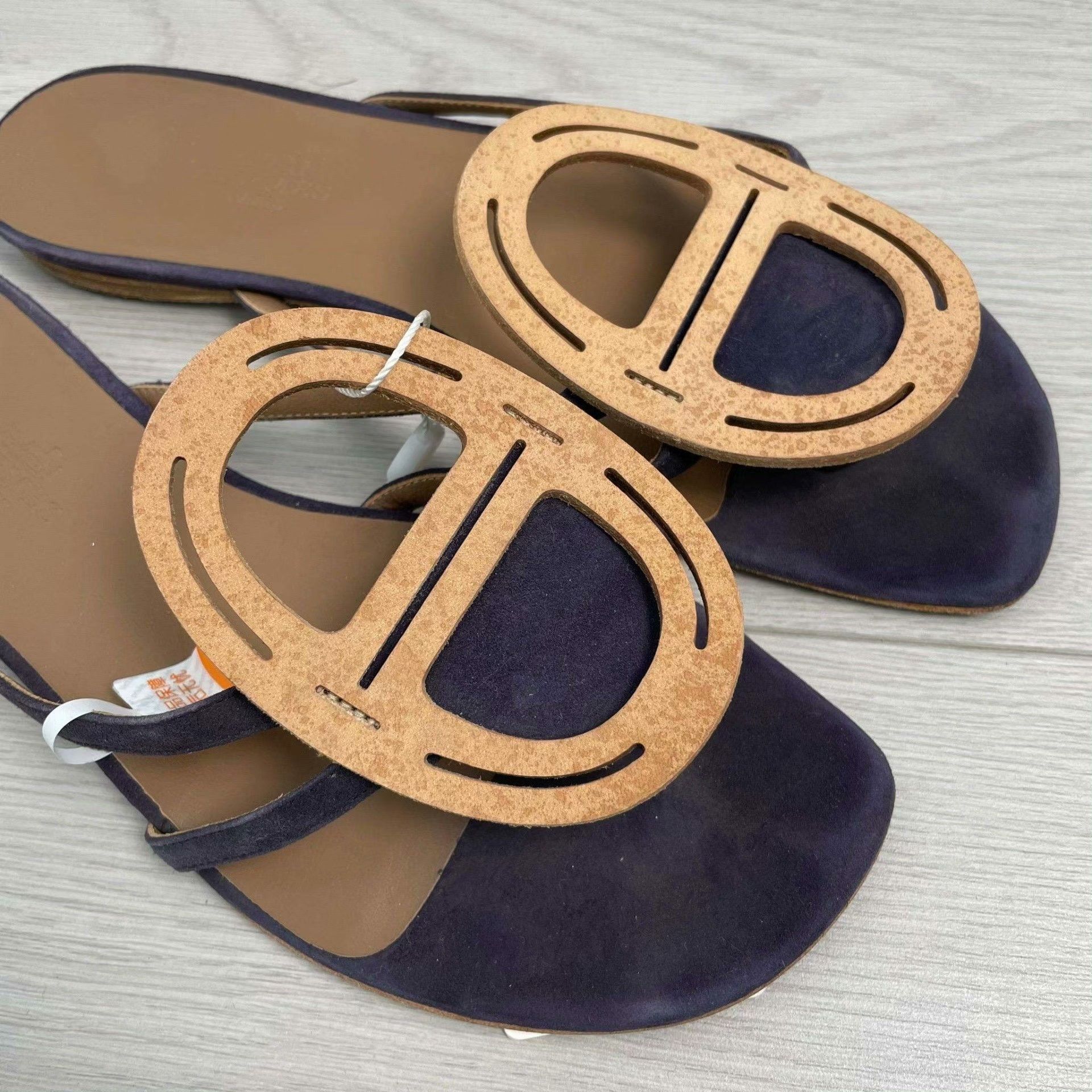 Hermes Hermes Leather Brown Sandals 36 Women Size US 6 / IT 36 - 4 Thumbnail
