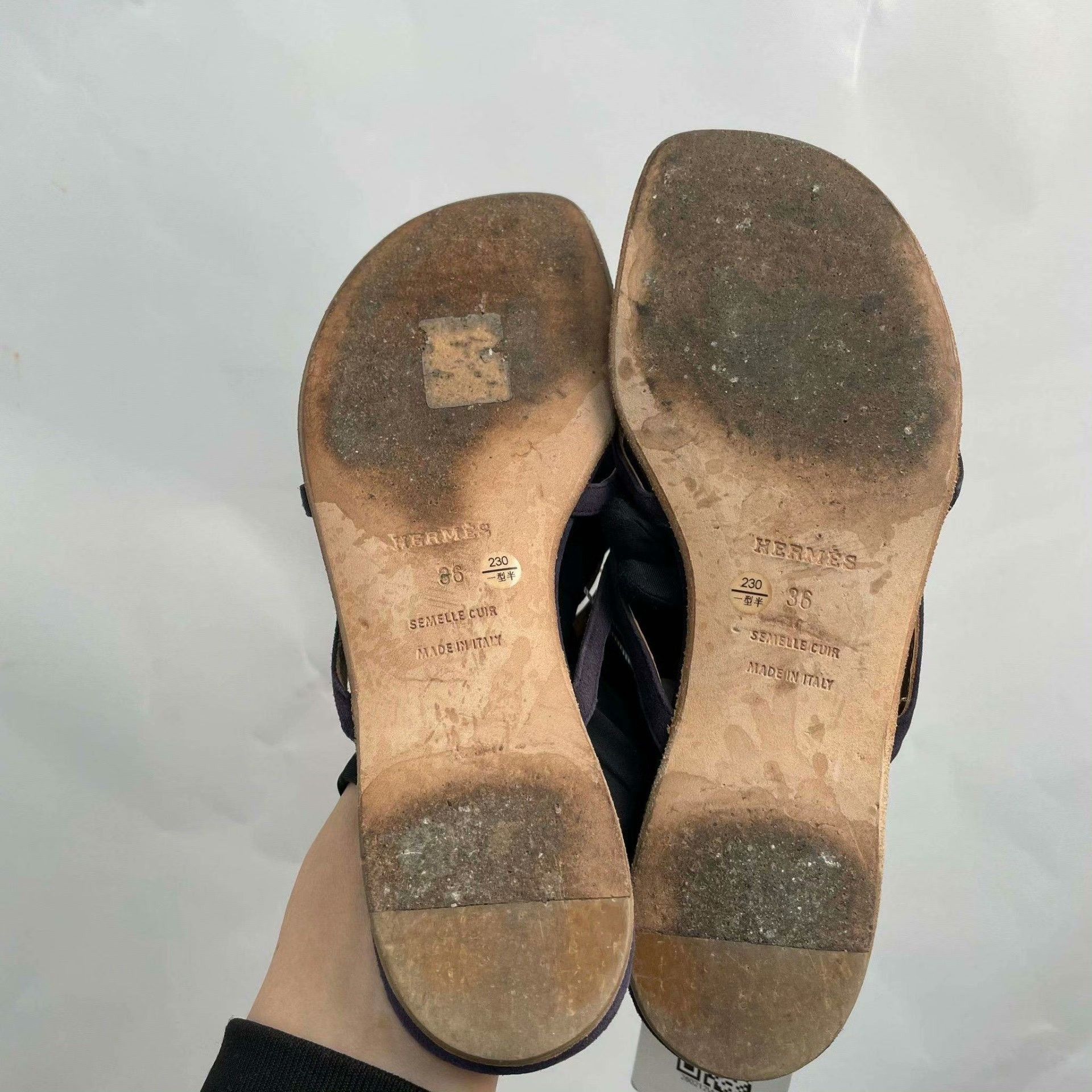 Hermes Hermes Leather Brown Sandals 36 Women Size US 6 / IT 36 - 3 Thumbnail