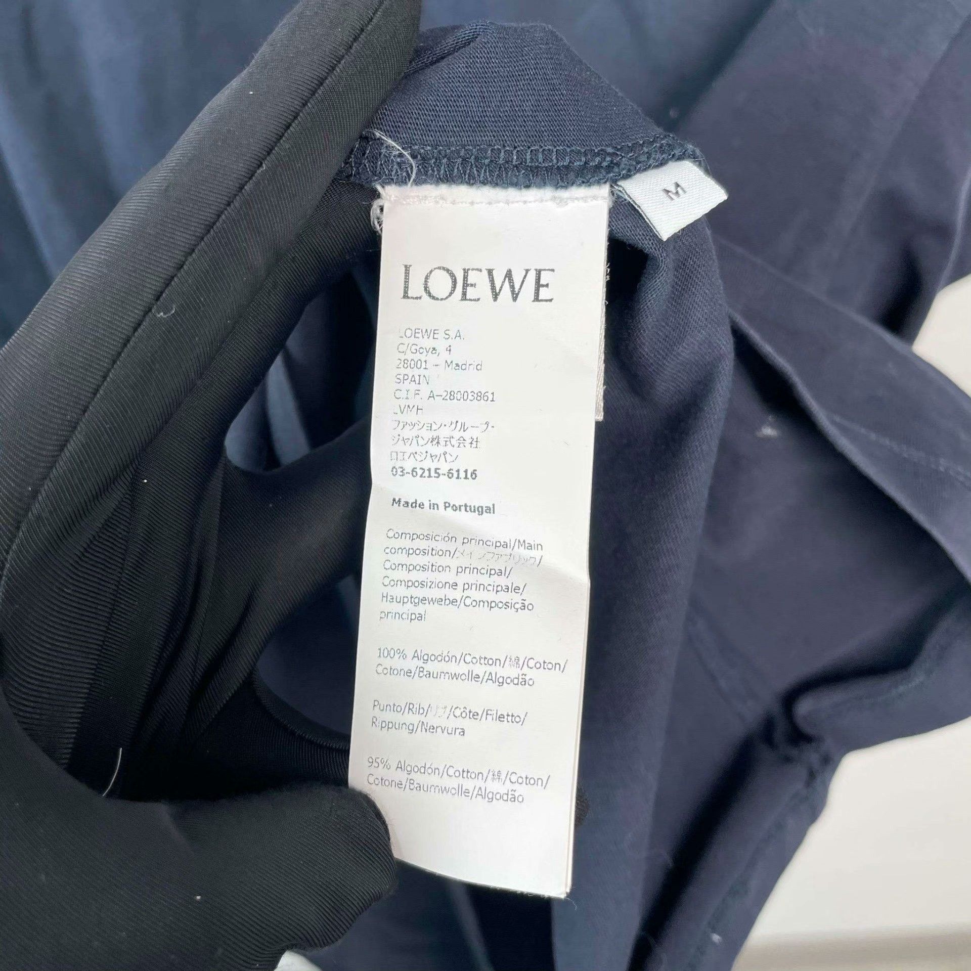 Loewe Loewe Retro Black T-Shirt M Men Size US M / EU 48-50 / 2 - 5 Thumbnail