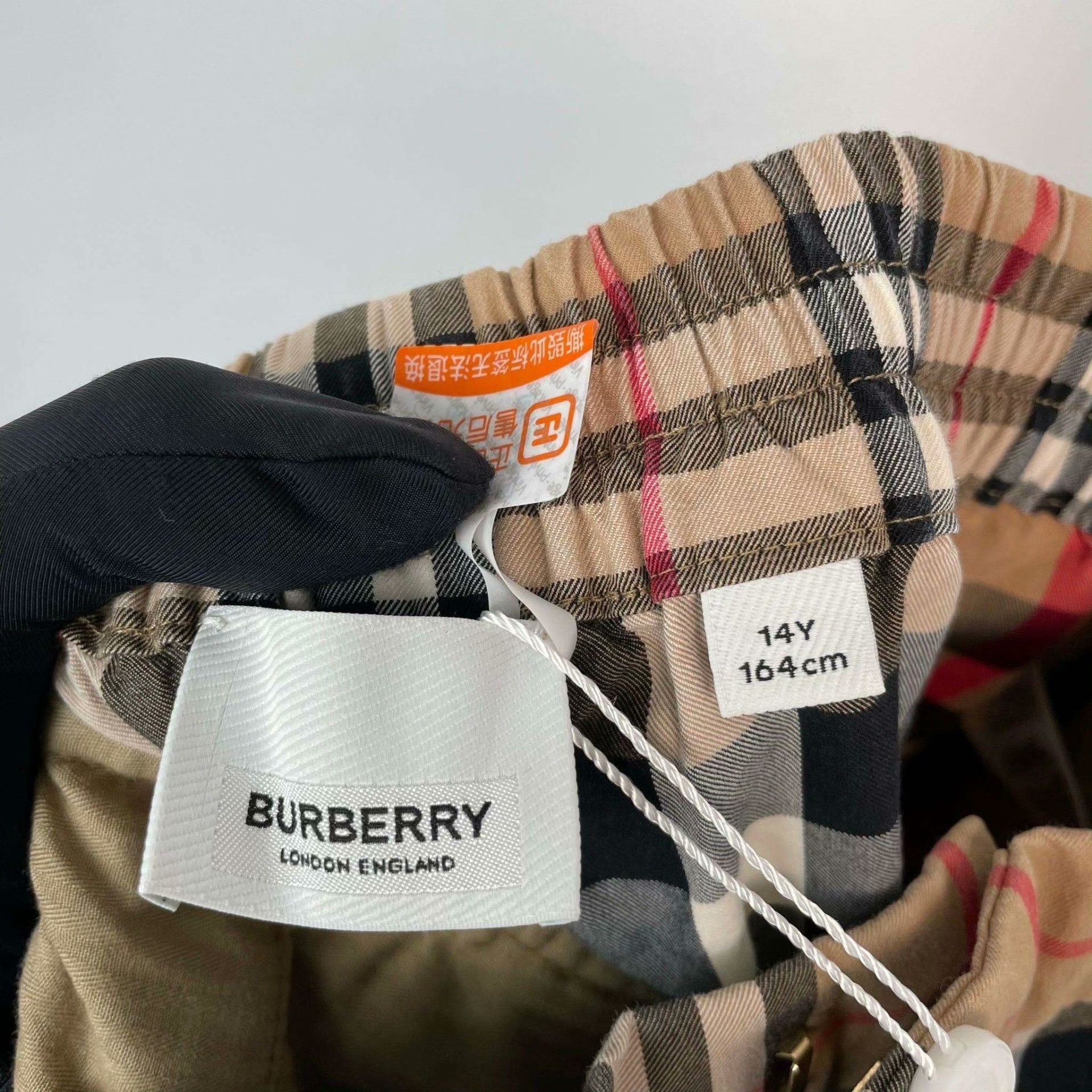 Burberry Burberry Striped Beige Pants M Women Size 28" / US 6 / IT 42 - 3 Thumbnail