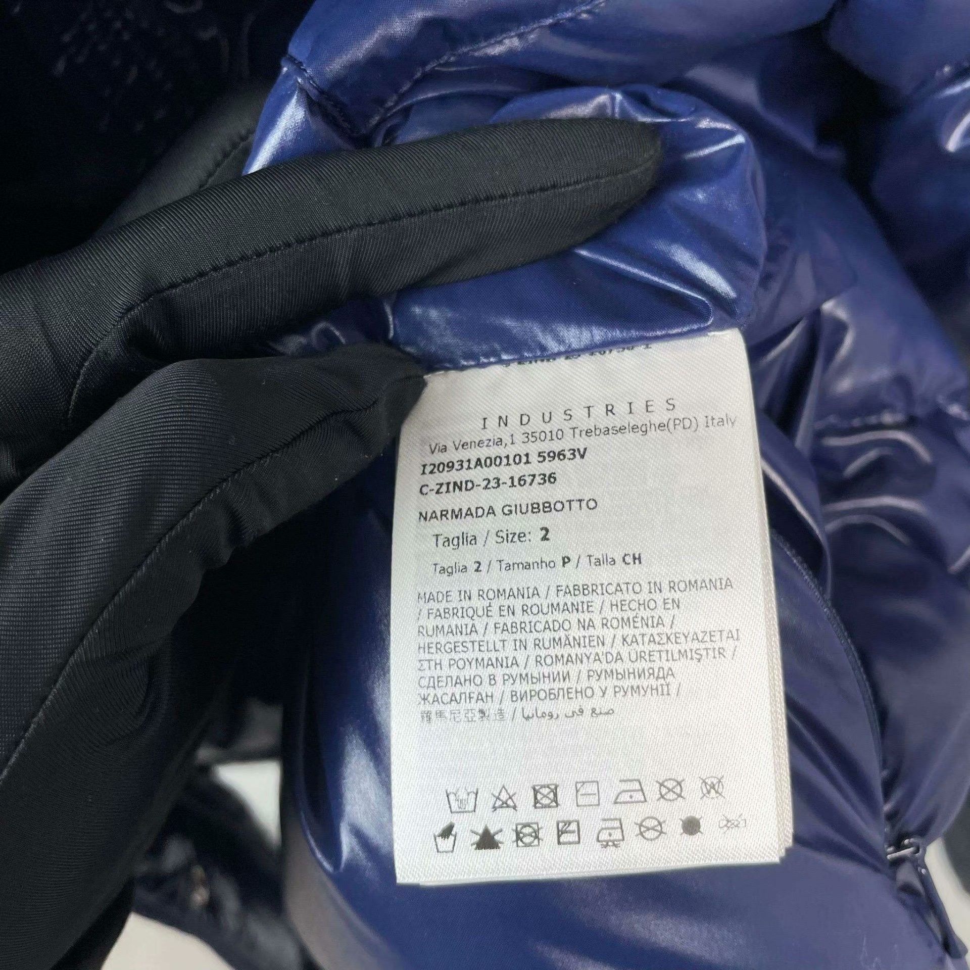 Moncler Moncler Down Blue Heavy Coat M Men Size US M / EU 48-50 / 2 - 8 Thumbnail