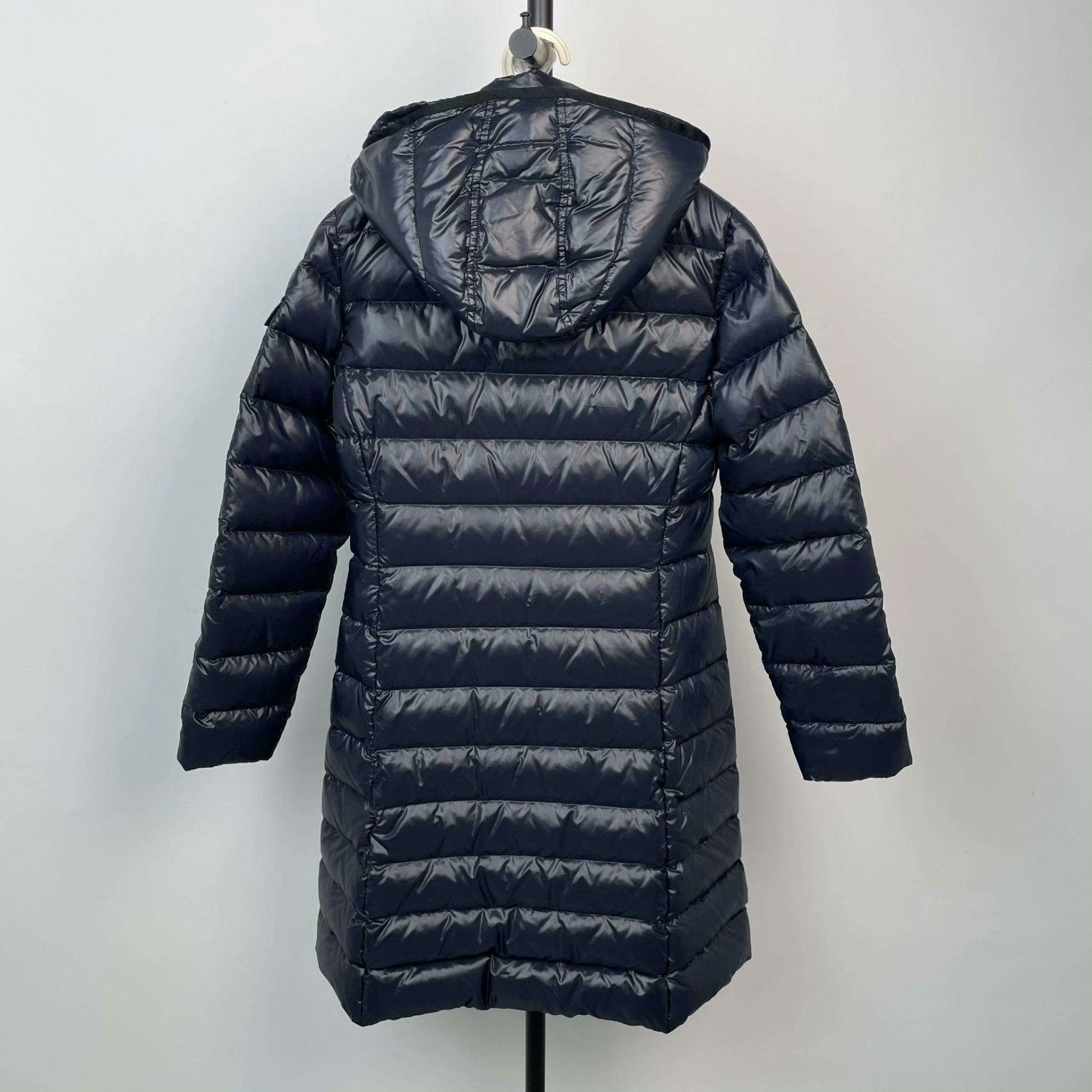 Moncler Moncler Down Long Blue Down Jacket M Women Size M / US 6-8 / IT 42-44 - 2 Thumbnail