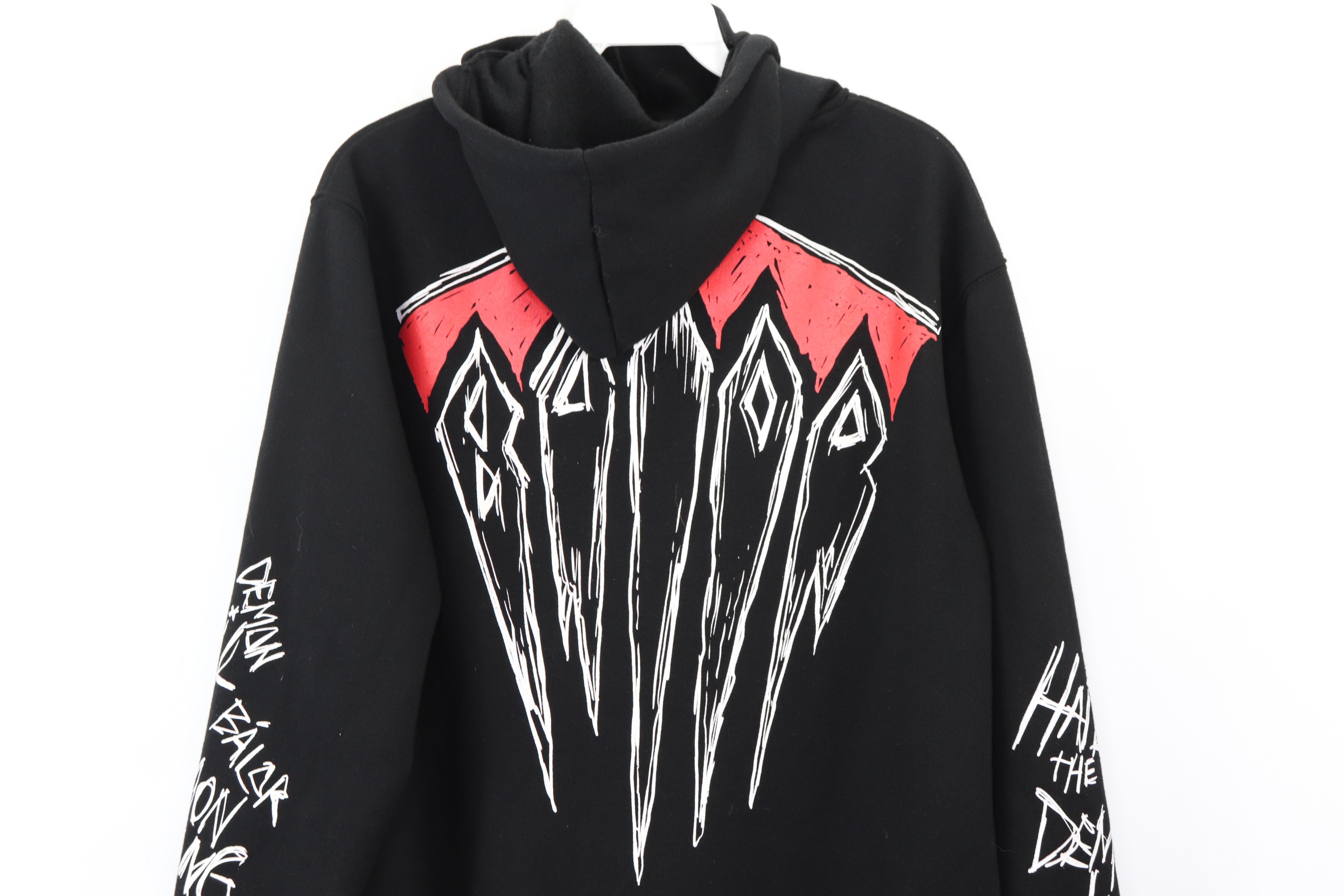 Men’s WWE Finn Balor Full Face Zip Venom Hoodie Jacket Sweater hotsell Wrestling XL