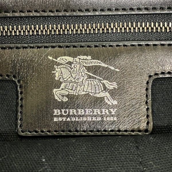 Burberry Burberry Burberry ESTABLISHED1856 Canvas Leather Tote Bag Textile Tote Bag DUTY FREE for USA Size ONE SIZE - 4 Thumbnail