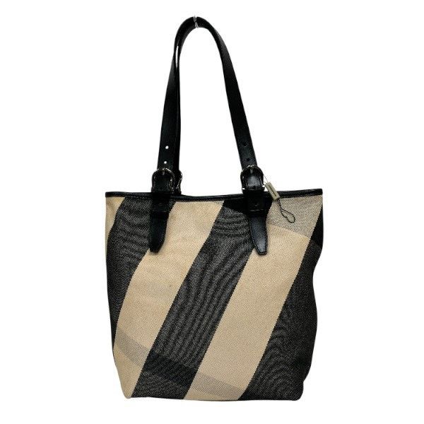 Burberry Burberry Burberry ESTABLISHED1856 Canvas Leather Tote Bag Textile Tote Bag DUTY FREE for USA Size ONE SIZE - 2 Thumbnail