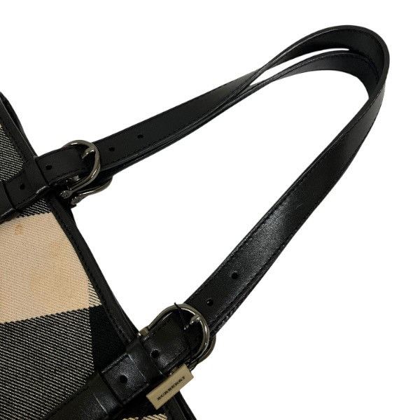 Burberry Burberry Burberry ESTABLISHED1856 Canvas Leather Tote Bag Textile Tote Bag DUTY FREE for USA Size ONE SIZE - 8 Thumbnail