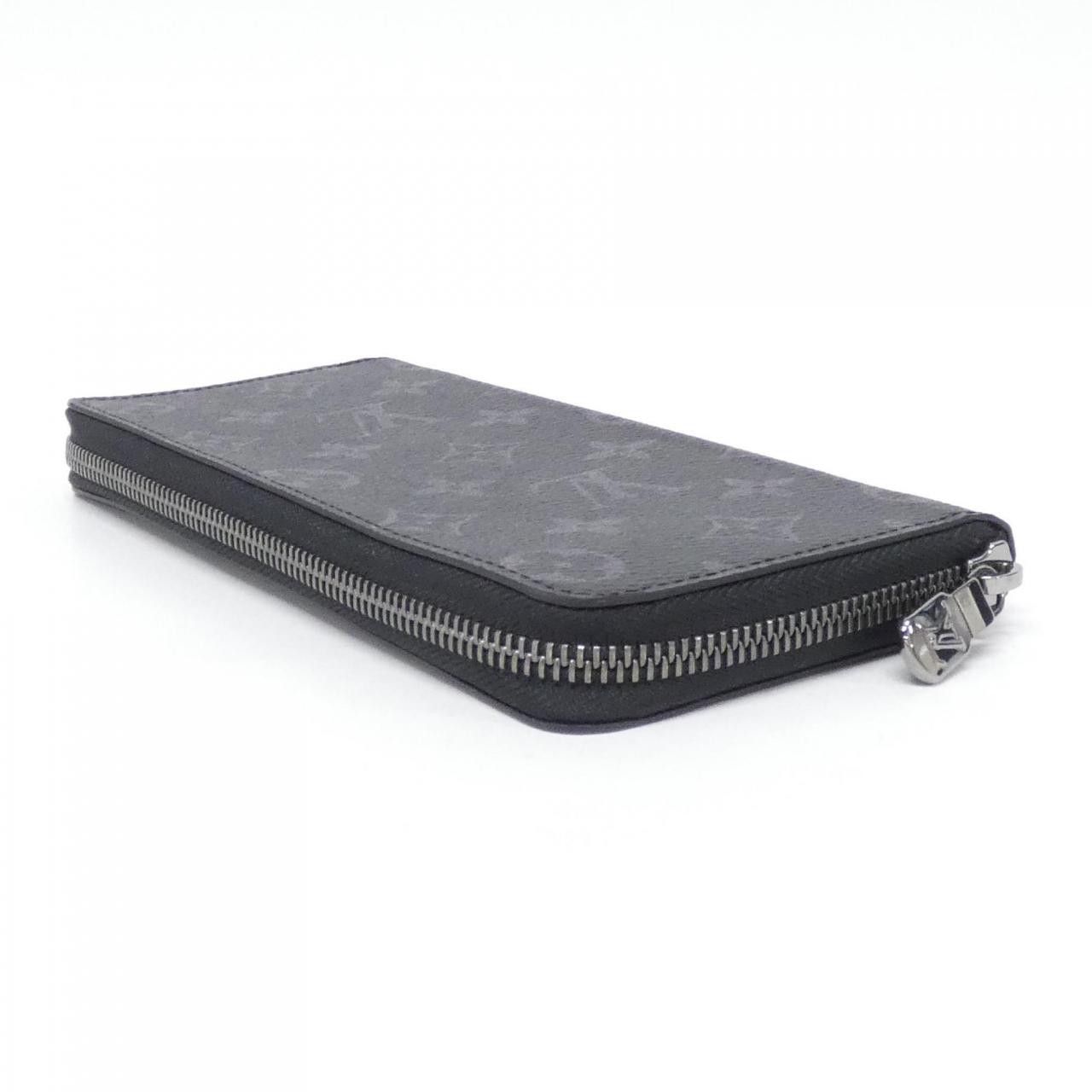 Louis Vuitton Louis Vuitton Louis Vuitton Zippy Wallet Vertical Monogram Eclipse Long Wallet Textile Long Wallet M62295 DUTY FREE for USA Size ONE SIZE - 2 Thumbnail