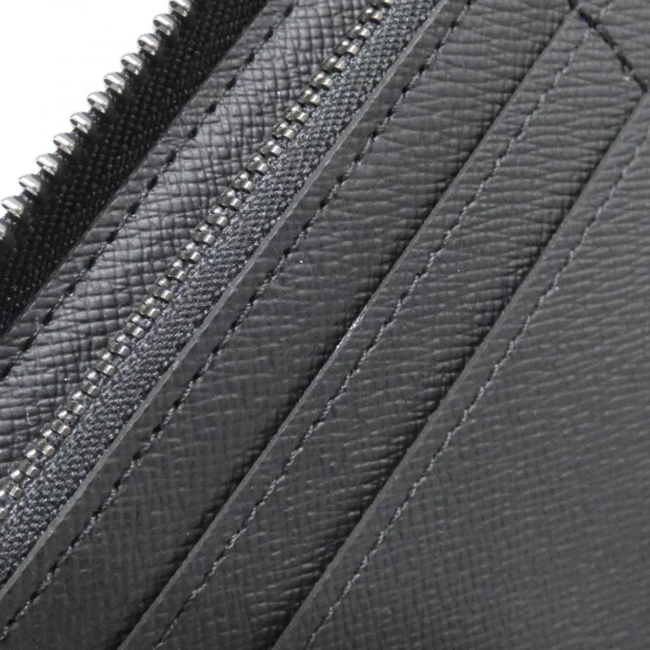 Louis Vuitton Louis Vuitton Louis Vuitton Zippy Wallet Vertical Monogram Eclipse Long Wallet Textile Long Wallet M62295 DUTY FREE for USA Size ONE SIZE - 4 Thumbnail