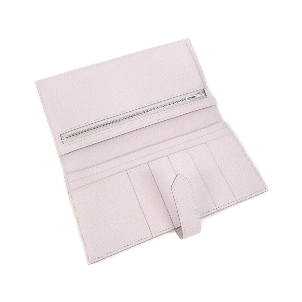 Hermes Hermes Hermes Bearn Souffle Epsom Long Wallet Leather Long Wallet Stamp U DUTY FREE for USA Size ONE SIZE - 4 Thumbnail