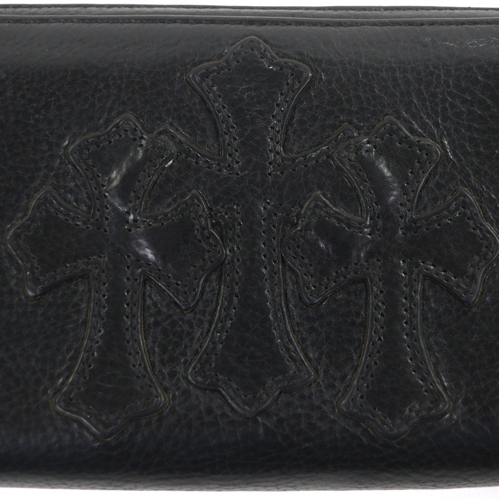 Chrome Hearts Chrome Hearts Chrome Hearts REC ZIP Leather Wallet Leather Long Wallet DUTY FREE for USA Size ONE SIZE - 6 Thumbnail