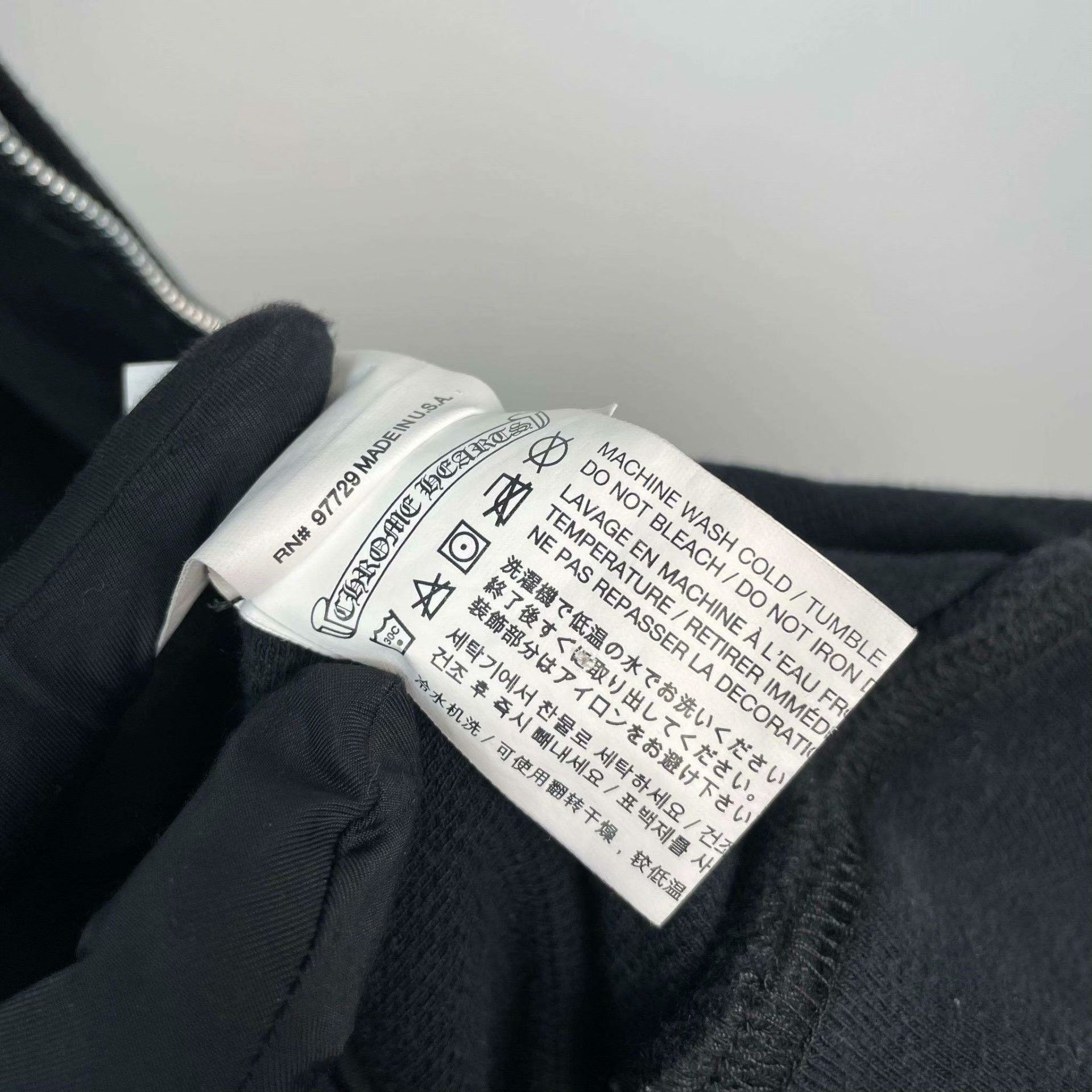 Chrome Hearts Chrome Hearts Black Hoodie S Men Size US S / EU 44-46 / 1 - 7 Thumbnail