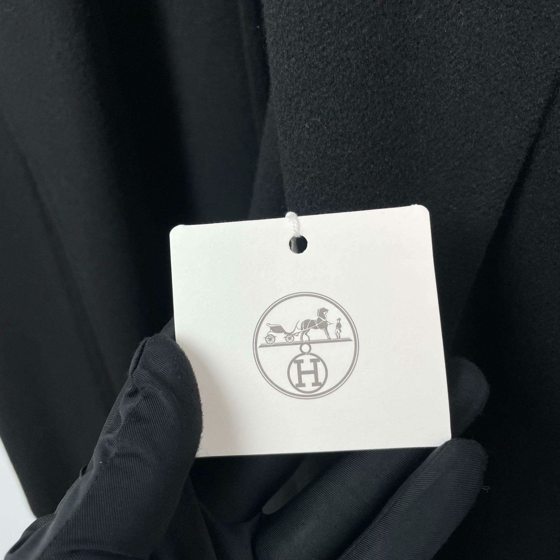 Hermes Hermes Black Heavy Coat 38 Men Size US S / EU 44-46 / 1 - 3 Thumbnail