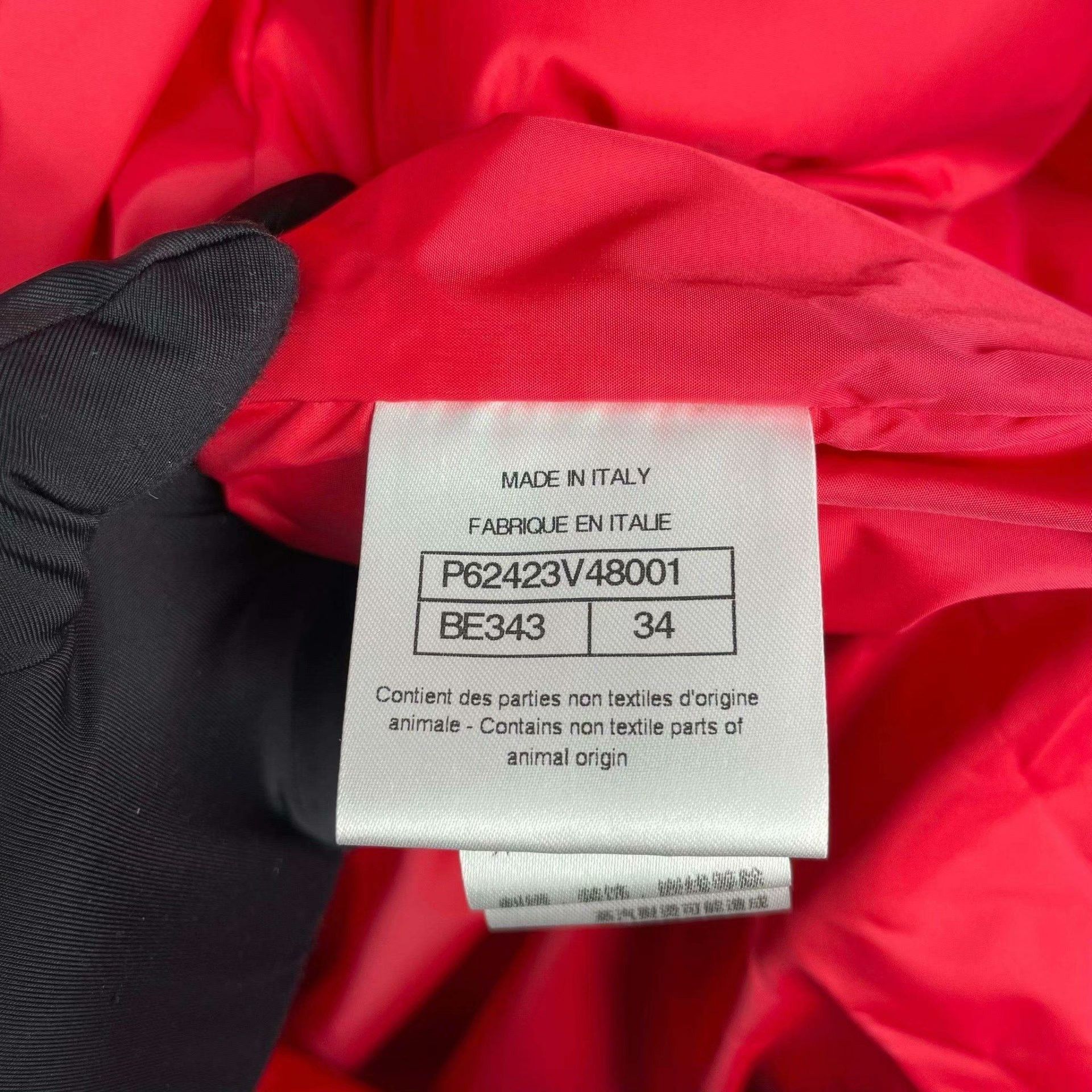 Chanel Chanel Down Red Down Jacket 34 Women Size XS / US 0-2 / IT 36-38 - 5 Thumbnail