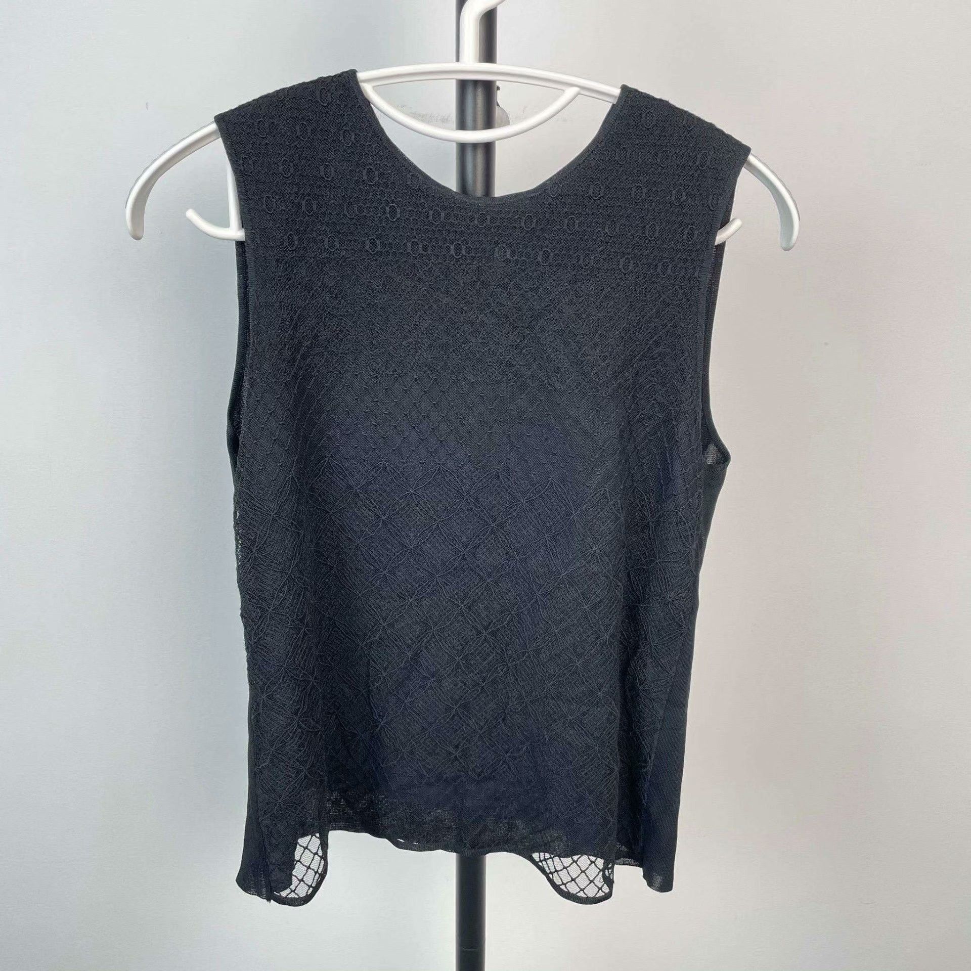 Dior Dior Black Tank Top 38 Women Size S / US 4 / IT 40 - 2 Thumbnail